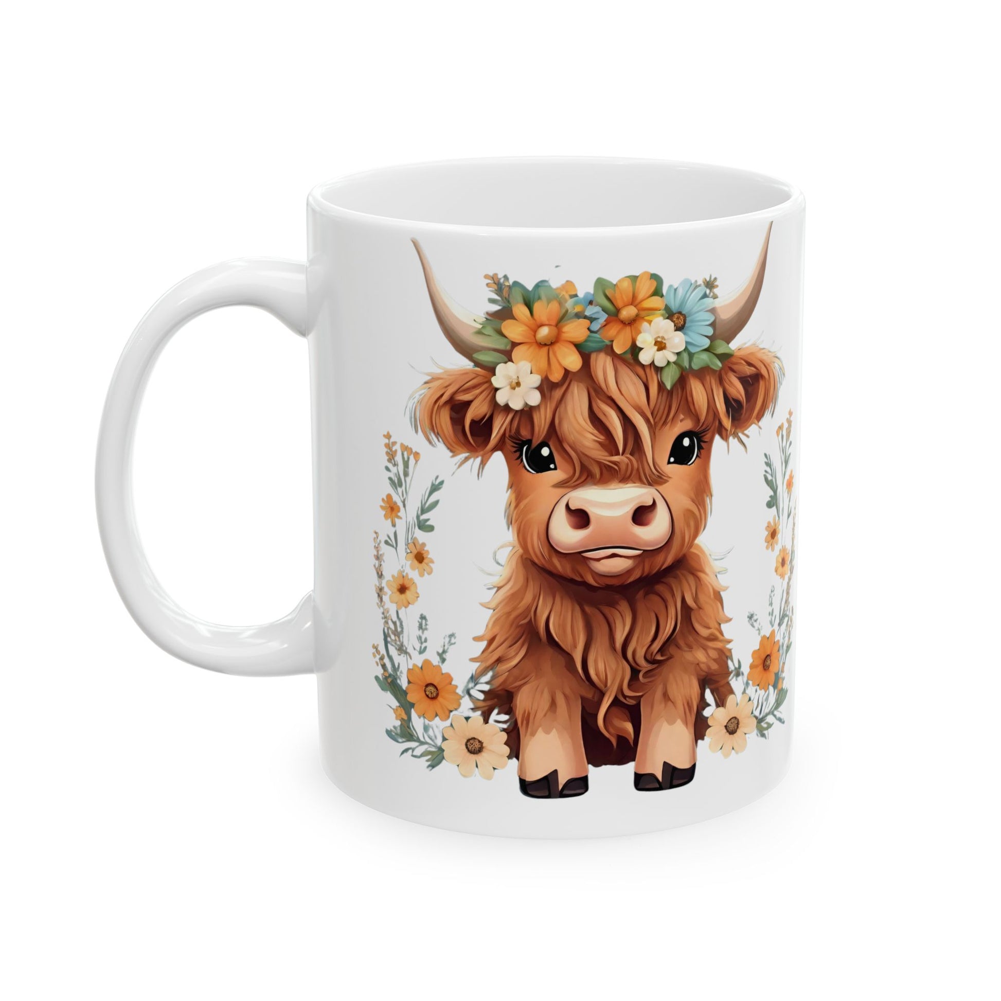 Mug - Udderly Adorable Ceramic Mug (11oz, 15oz) - aMOOsing Designs