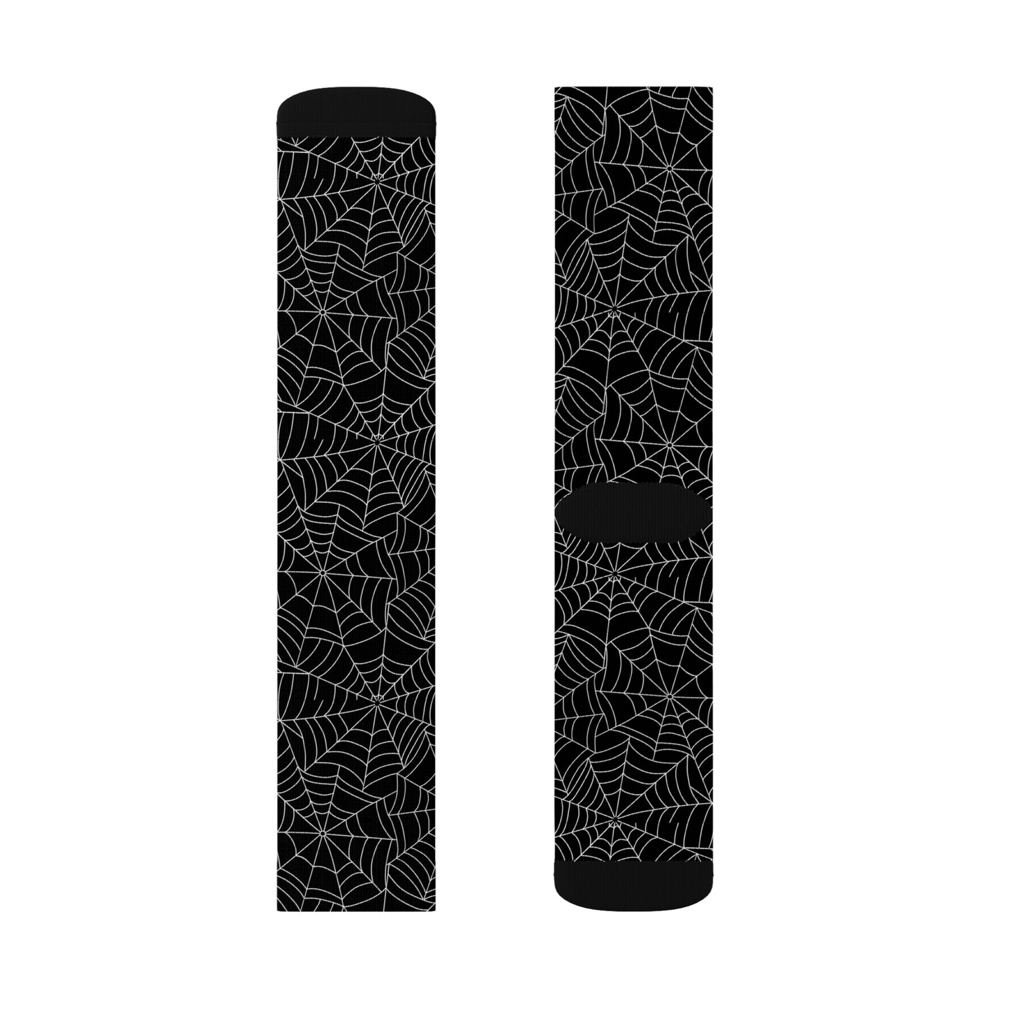 Spiderweb Socks for Halloween, Cozy Footwear for Fall, Gothic Fashion,