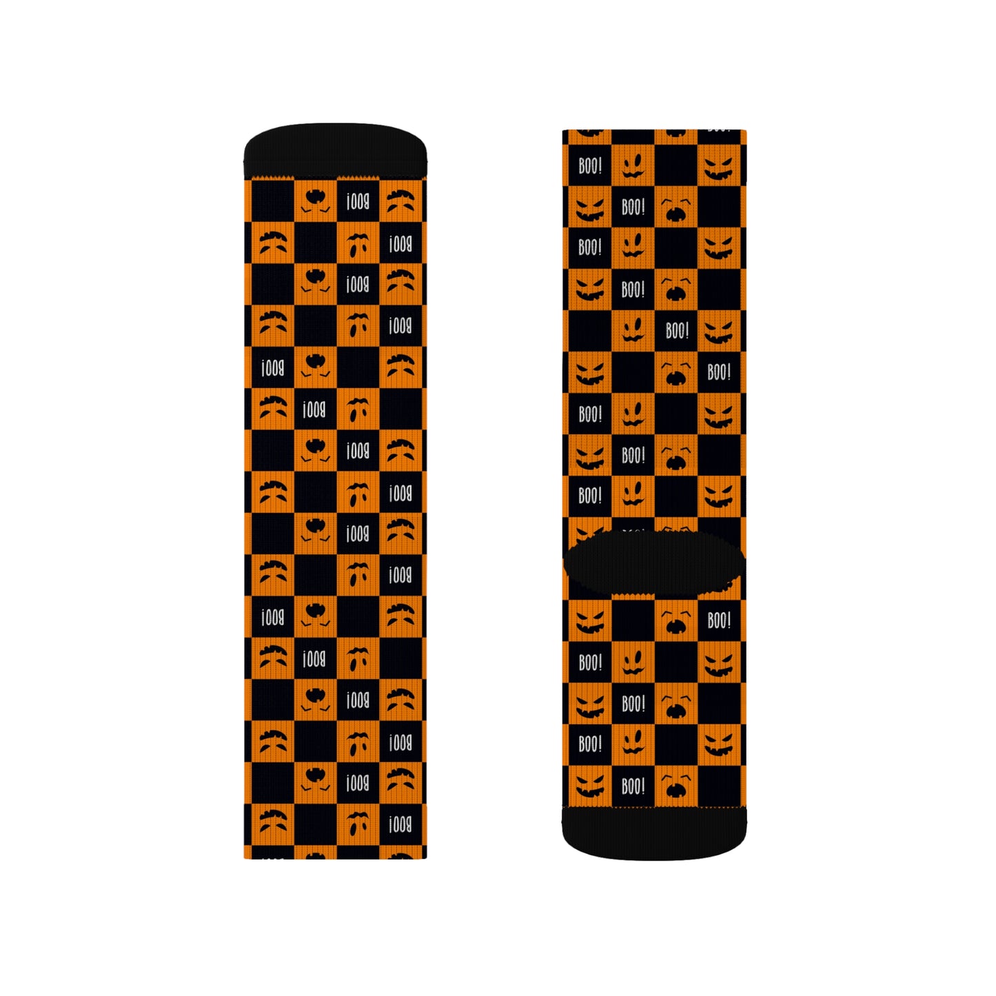 Halloween Sublimation Socks, Fun Halloween Socks, Boo Socks, Trick or Treat Socks, Cozy Socks for Fall