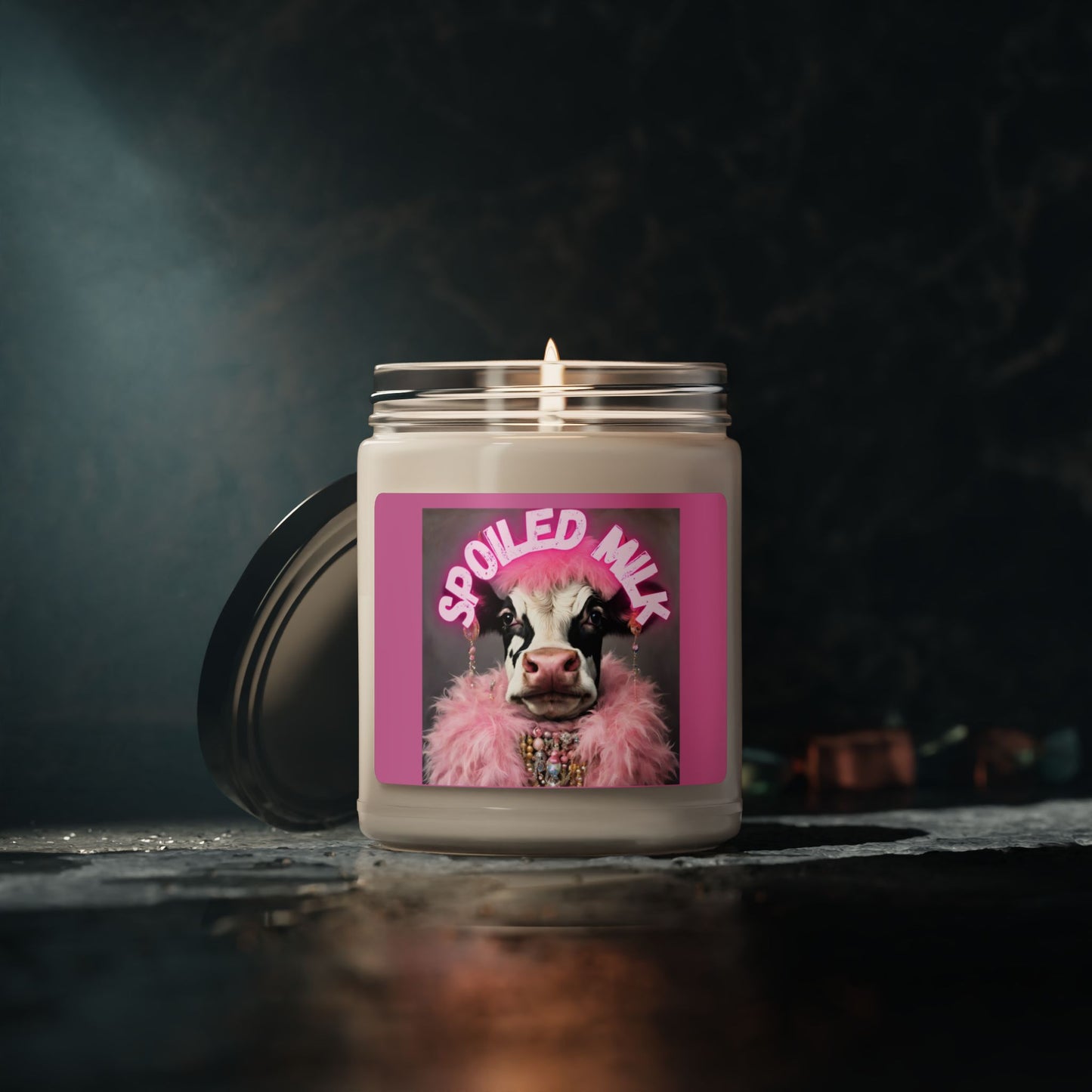 Spoiled Milk Scented Candles, 9oz - aMOOsing Designs