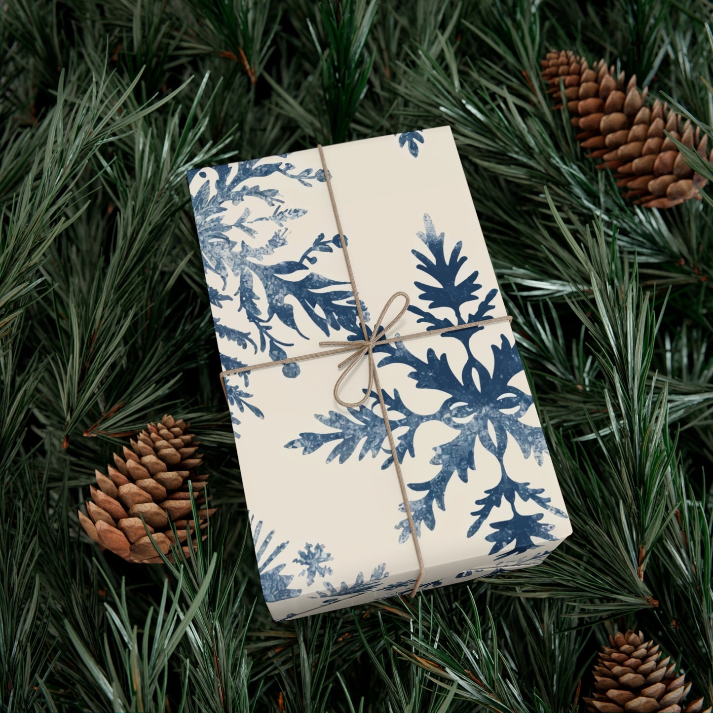Elegant Snowflake Gift Wrap Papers - Perfect for Holidays and Celebrations - aMOOsing Designs