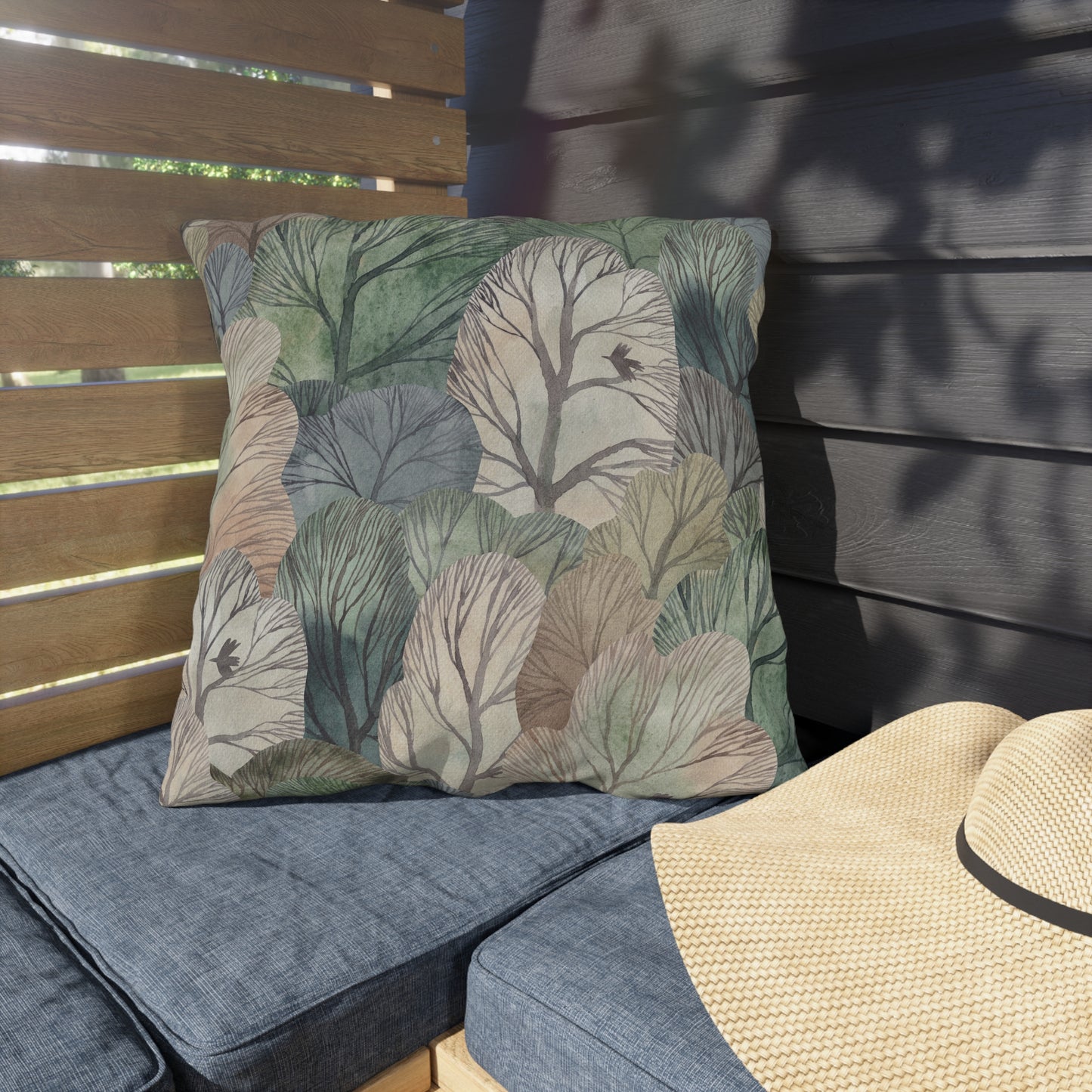 Nature-Inspired Outdoor Pillows with Leafy Design, Cozy Garden Decor, Patio Cushion, Unique Gift for Eco-Lovers, Boho Home Accents, [...]