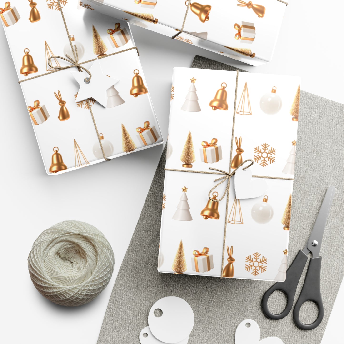 Festive Gift Wrap Paper – Elegant Holiday Design for All Occasions - aMOOsing Designs
