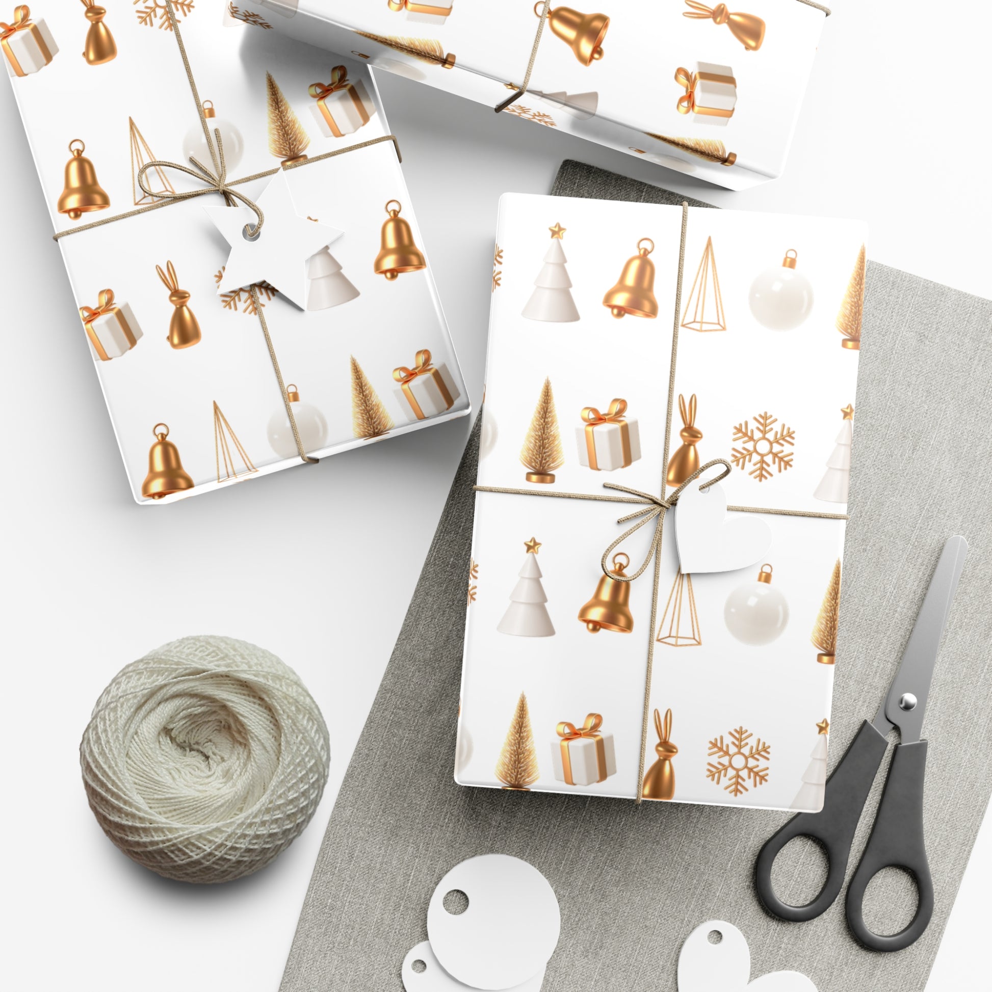 Festive Gift Wrap Paper – Elegant Holiday Design for All Occasions - aMOOsing Designs
