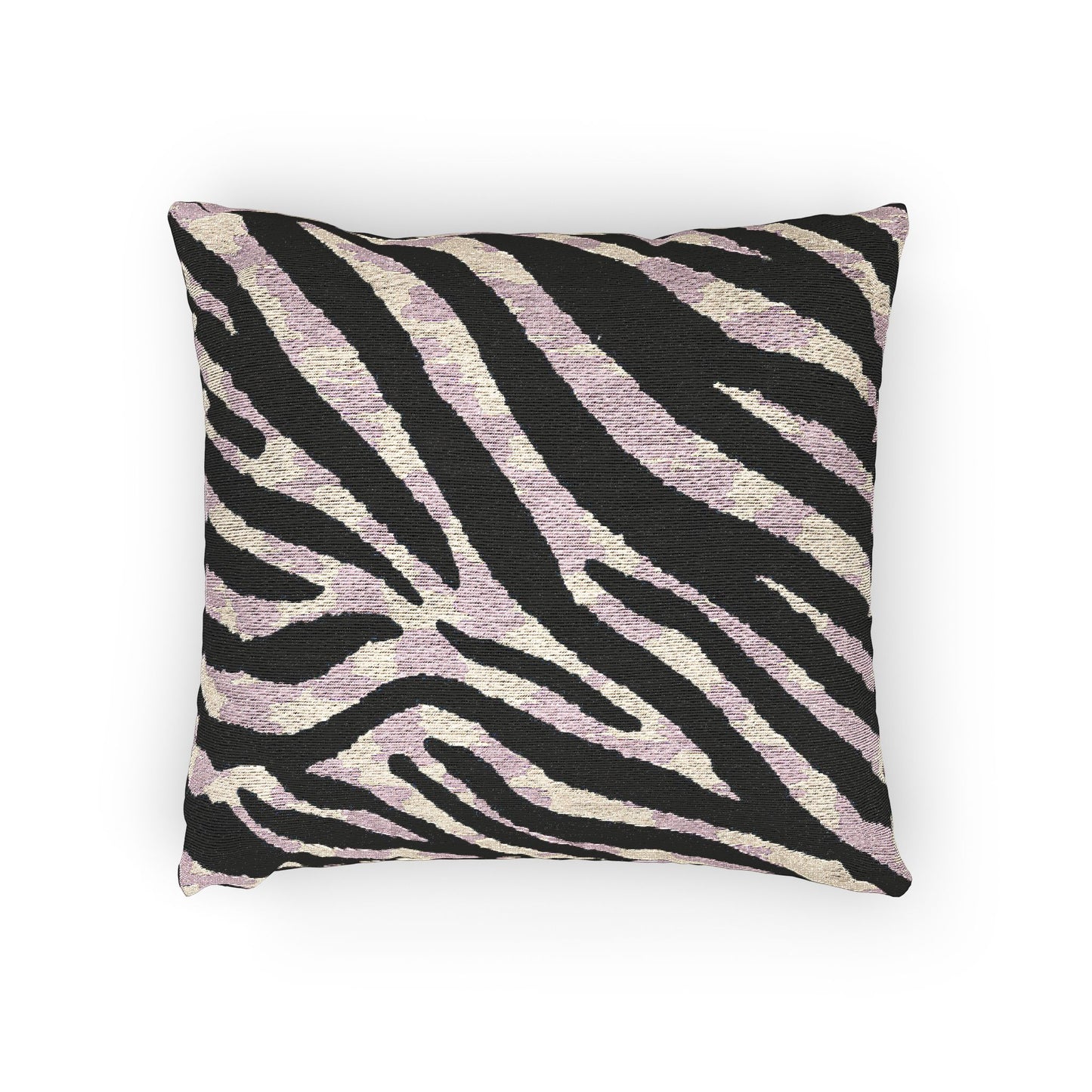 Zebra Print Woven Pillow, Stylish Decor, Modern Home Accents, Animal Print Cushion, Boho Chic Throw Pillow, Living Room Pillow