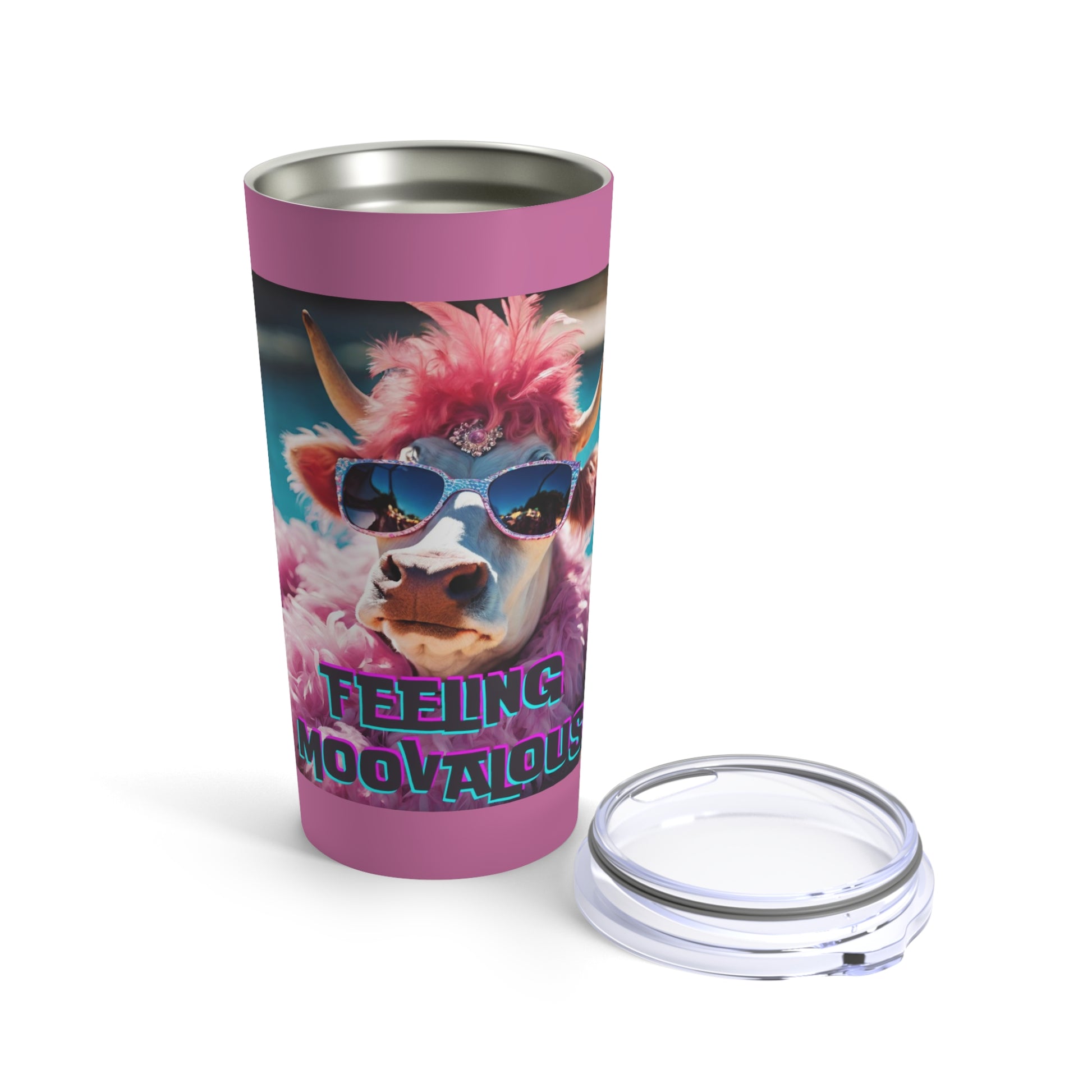 Feeling MOOvalous- Fabulous Cow Tumbler 20oz - aMOOsing Designs