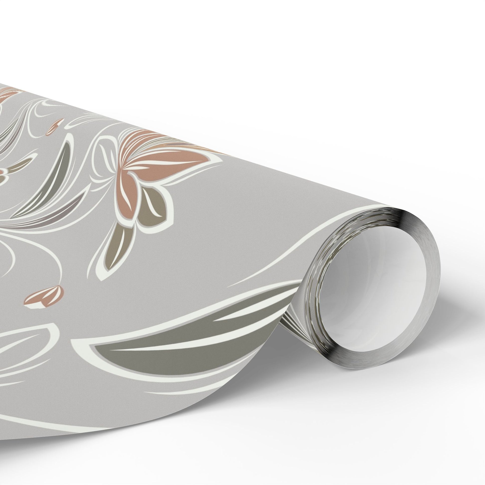 Floral Wrapping Paper - Elegant Gift Wrap for Special Occasions, Eco-Friendly, Birthday, Wedding, Holiday Gifts - aMOOsing Designs