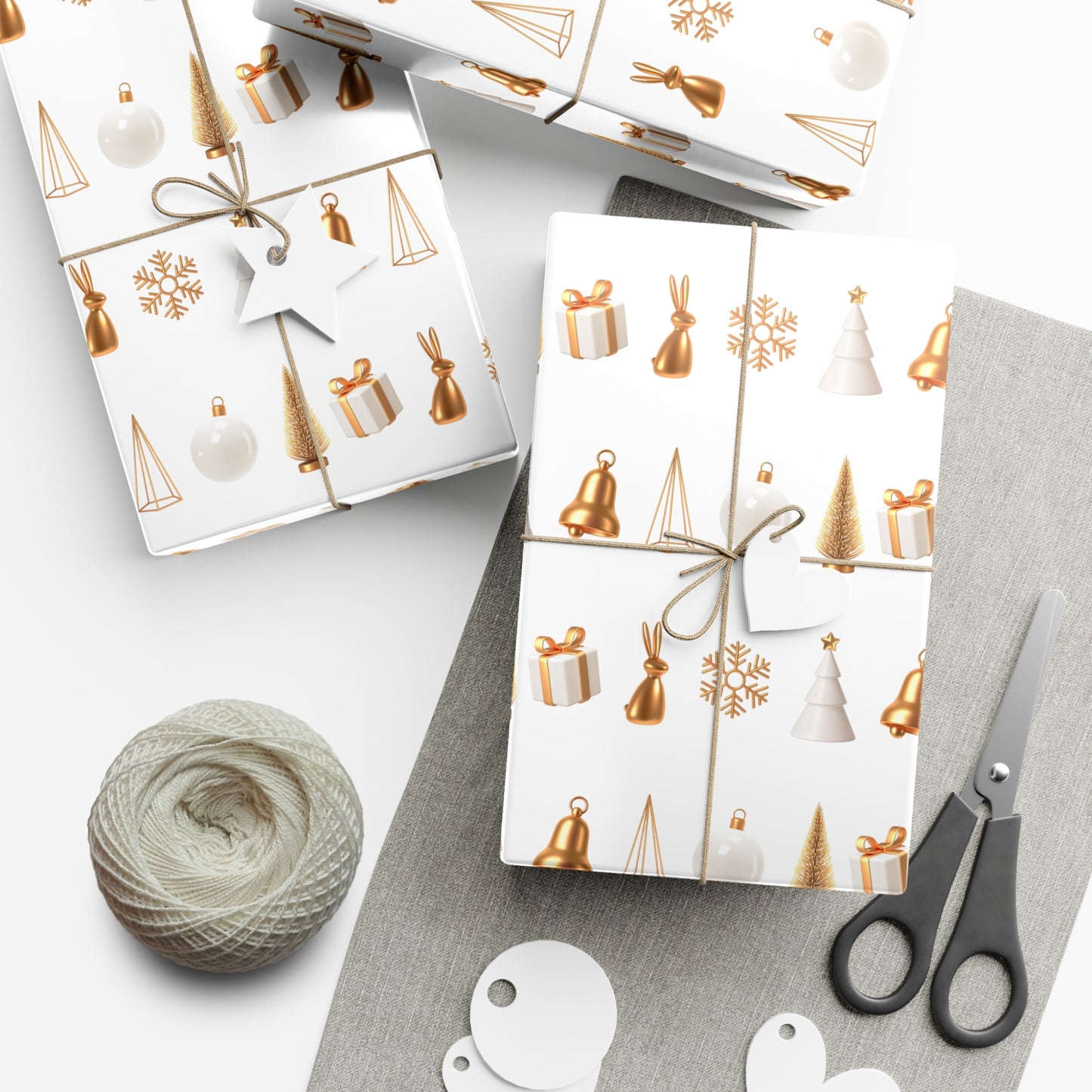 Festive Gift Wrap Paper – Elegant Holiday Design for All Occasions - aMOOsing Designs