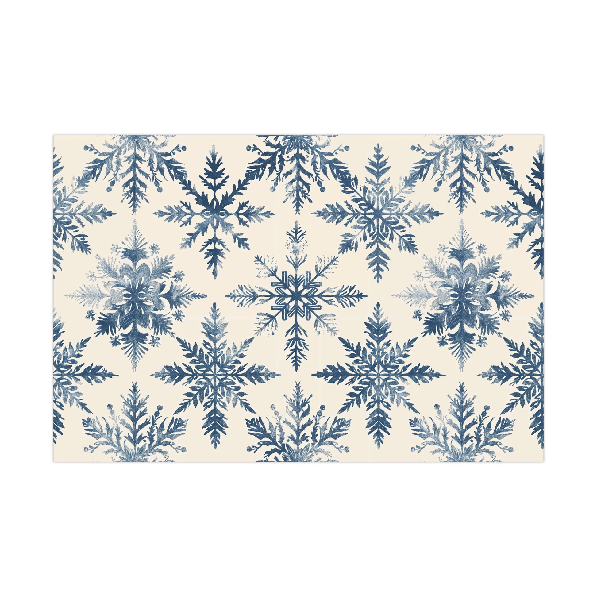 Elegant Snowflake Gift Wrap Papers - Perfect for Holidays and Celebrations - aMOOsing Designs