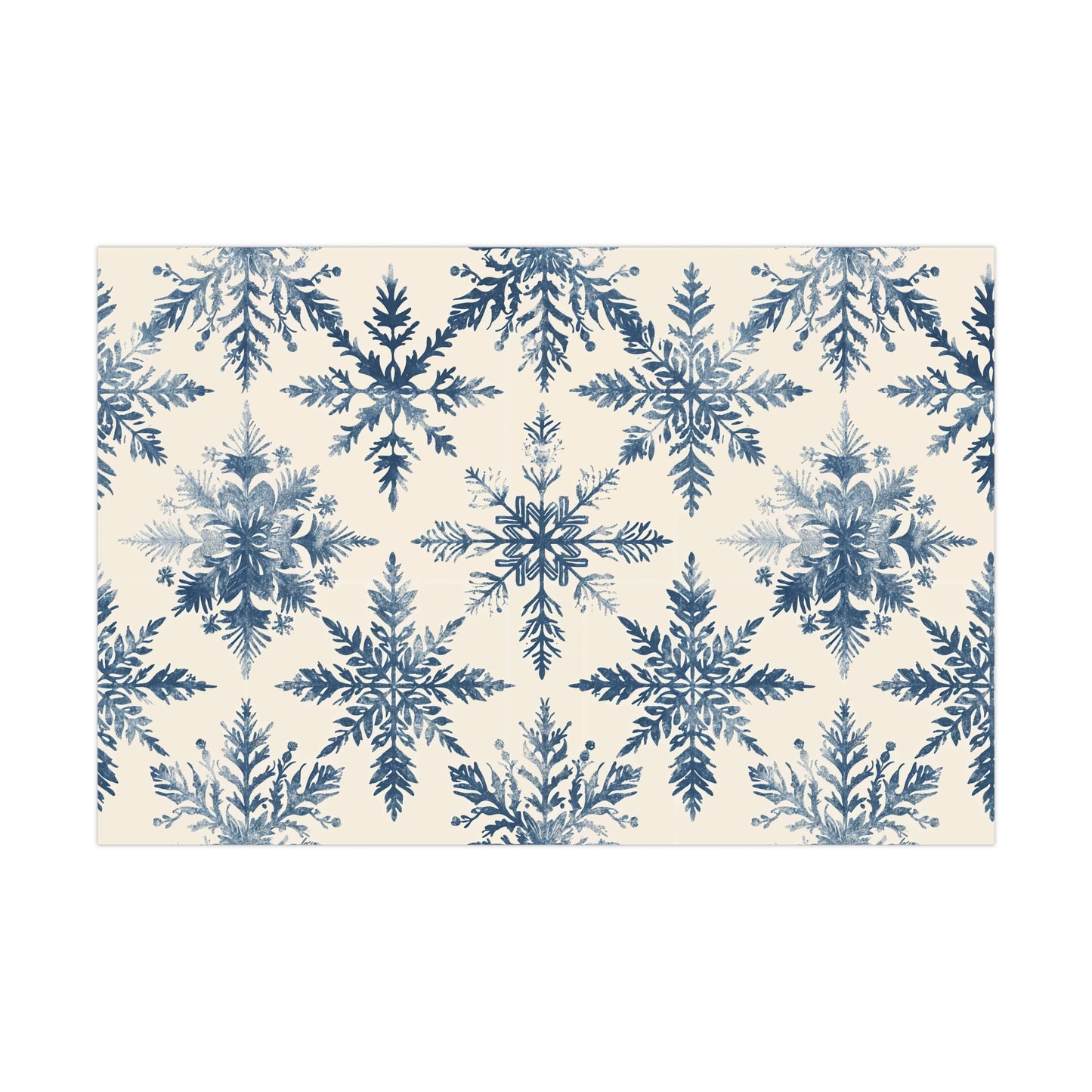 Elegant Snowflake Gift Wrap Papers - Perfect for Holidays and Celebrations - aMOOsing Designs