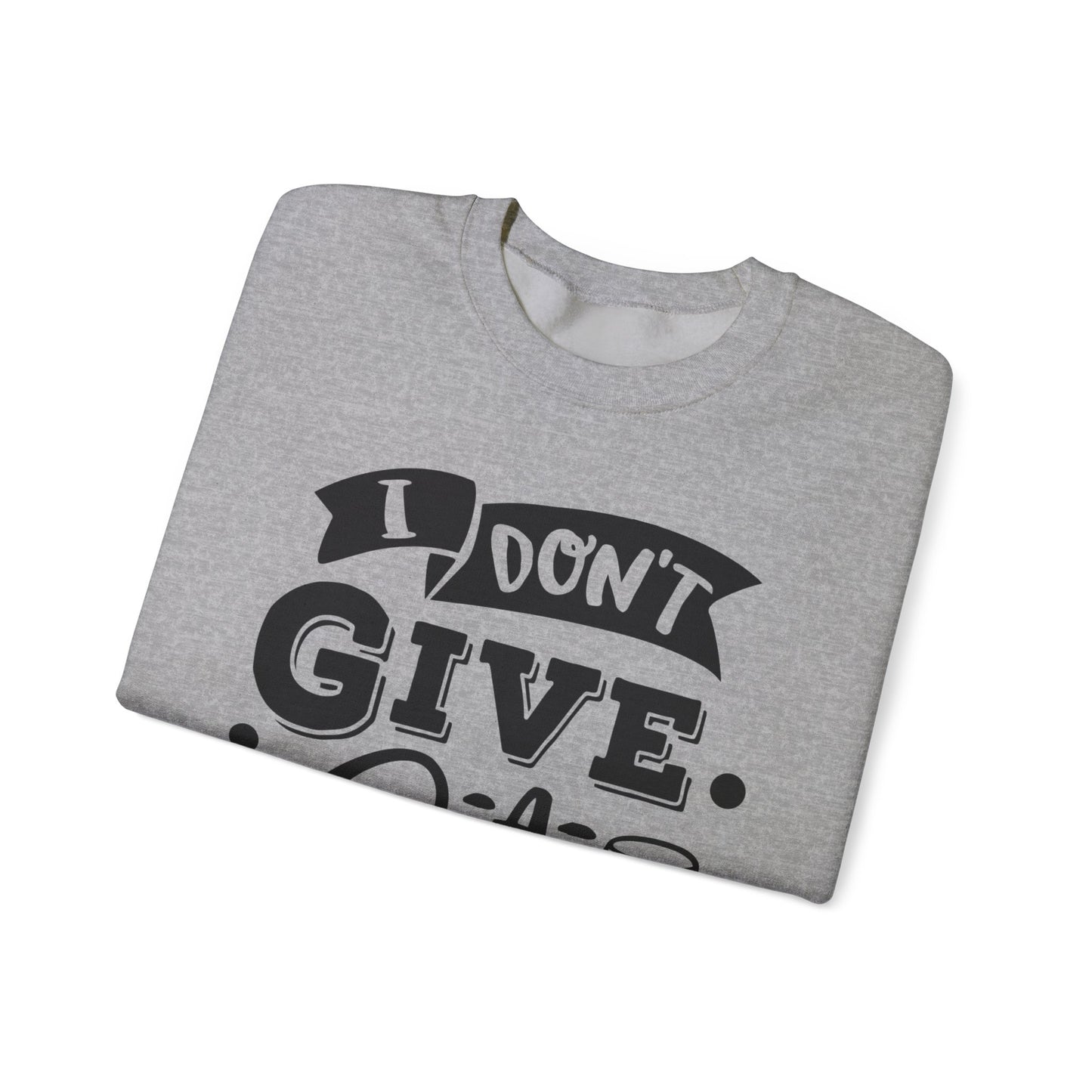 I Don't Give a Sip Unisex Heavy Blend Crewneck Sweatshirt, Funny Wine Lover Gift, Cozy Casual Sweatshirt, Perfect for Parties, Sip and Chill - aMOOsing Designs