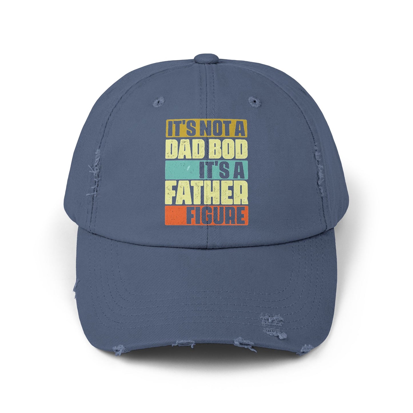 Fun Distressed Cap - It's Not a Dad Bod, It's a Fathered Figure, Trendy Gift for Dads, Casual Adventure Hat, Father's Day Gift, [...]