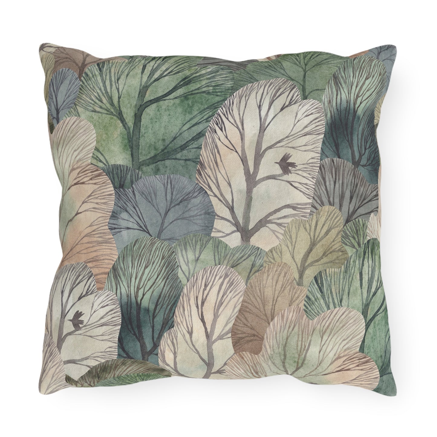 Nature-Inspired Outdoor Pillows with Leafy Design, Cozy Garden Decor, Patio Cushion, Unique Gift for Eco-Lovers, Boho Home Accents, [...]