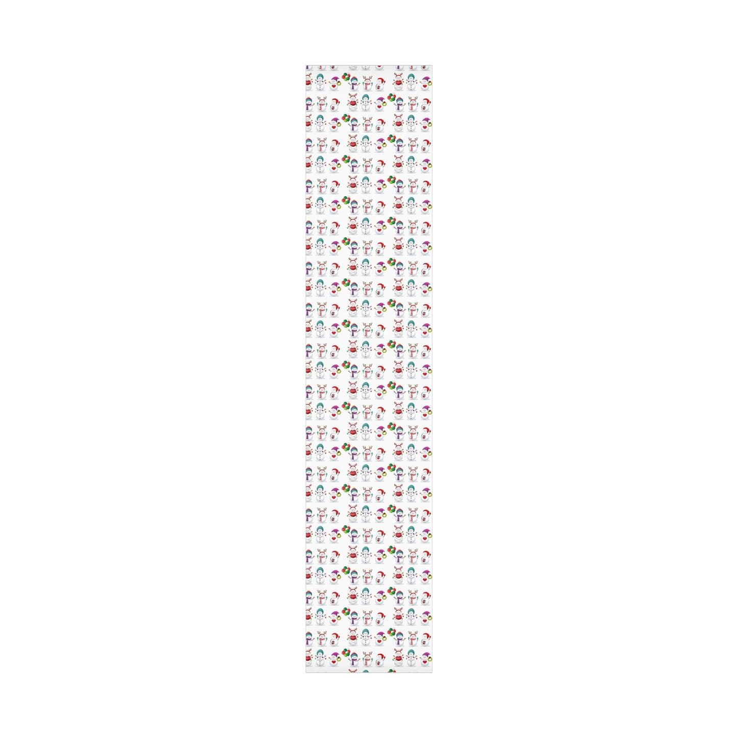 Gift Wrap Papers - Festive Snowman Holiday Cheer Wrapping Sheets - aMOOsing Designs