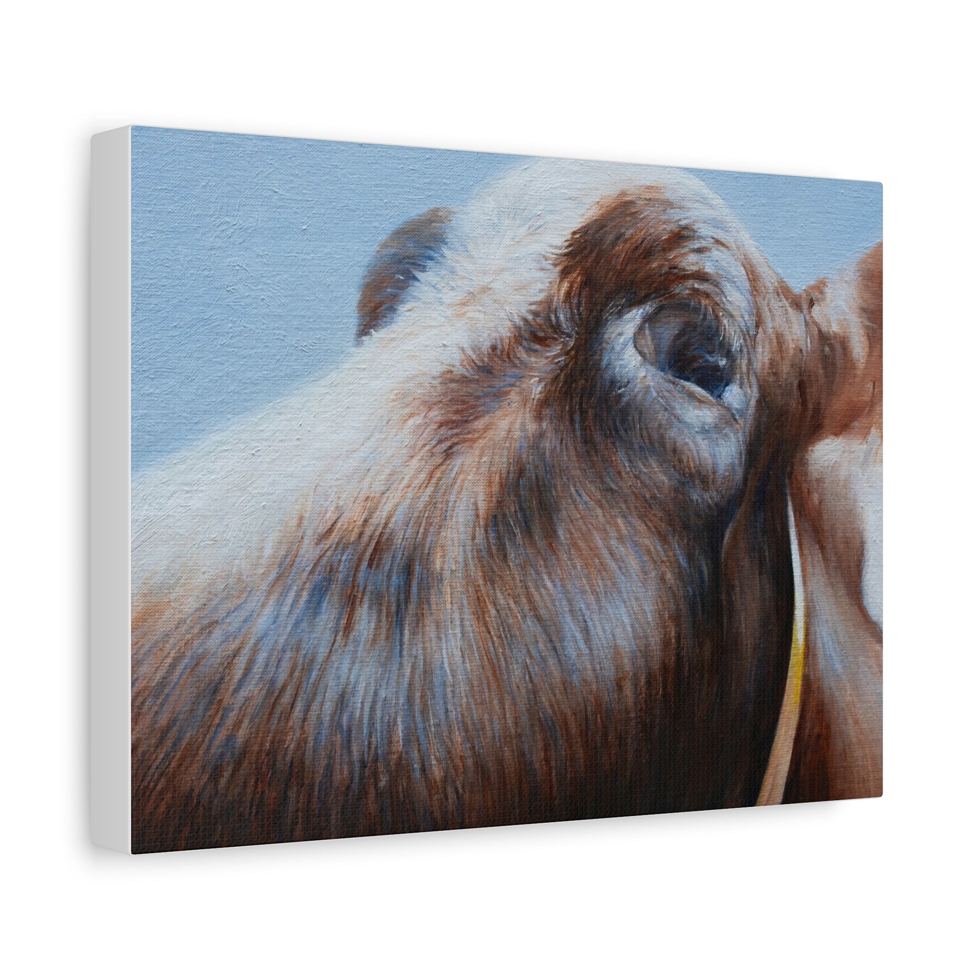 Farmhouse Chic Cow Art Canvas - Perfect for Country Decor - aMOOsing Designs