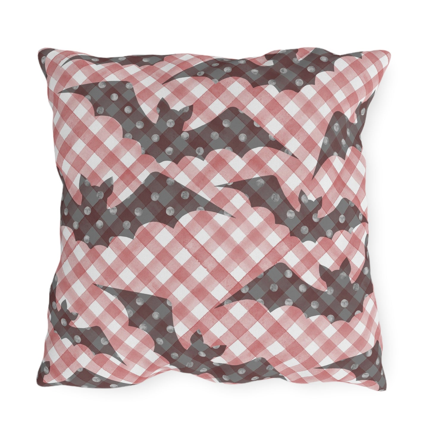 Going Batty- Halloween Outdoor Pillow - Cozy Decor, Garden Accent, Spooky Cushion, Haunted House, Fall Festivities