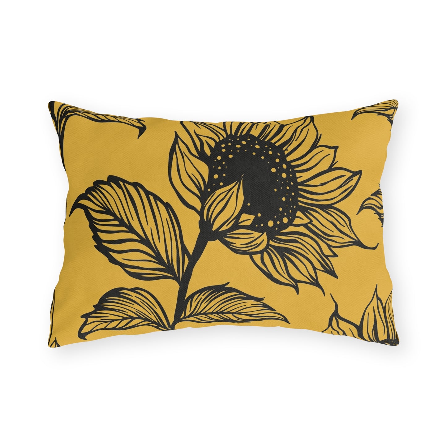 Sunflower Outdoor Pillows - Boho Garden Decor, Patio Cushion, Summer Vibes, Home Accessories, Seasonal Style, Outdoor Cushions, Decorative