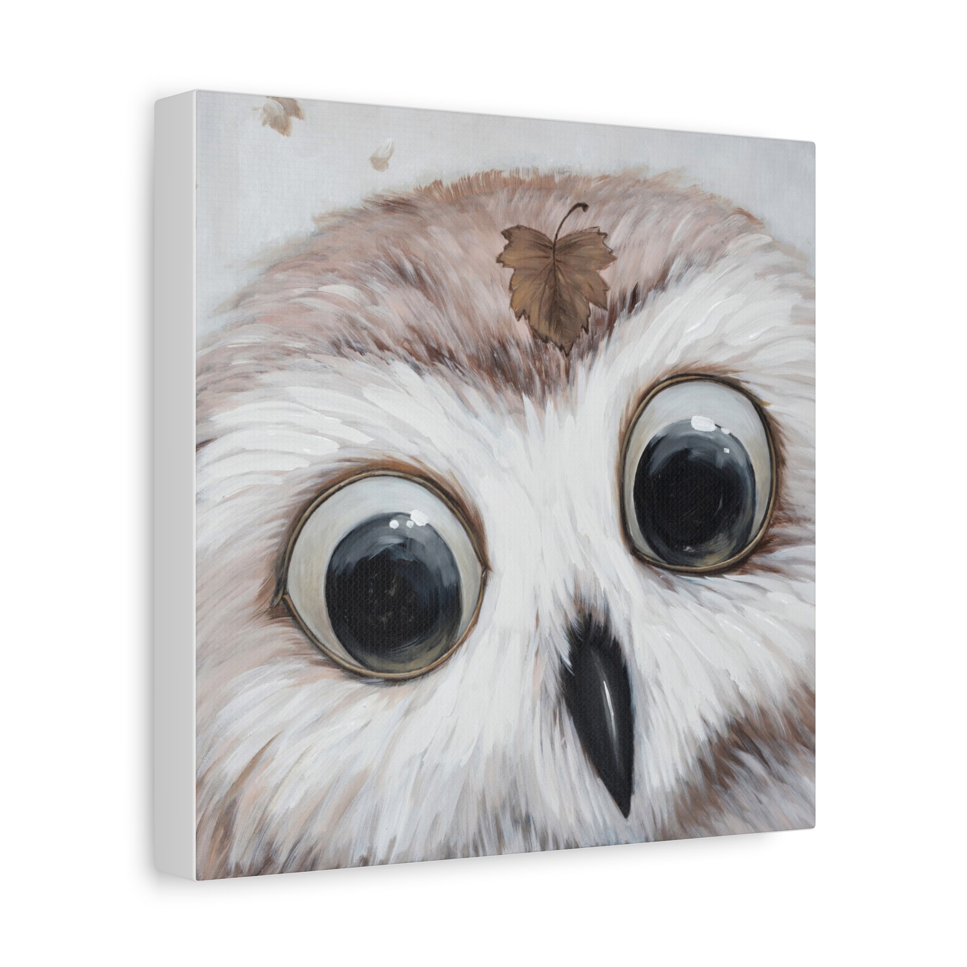Whimsical Owl Canvas Art - Nature-Inspired Home Decor - aMOOsing Designs