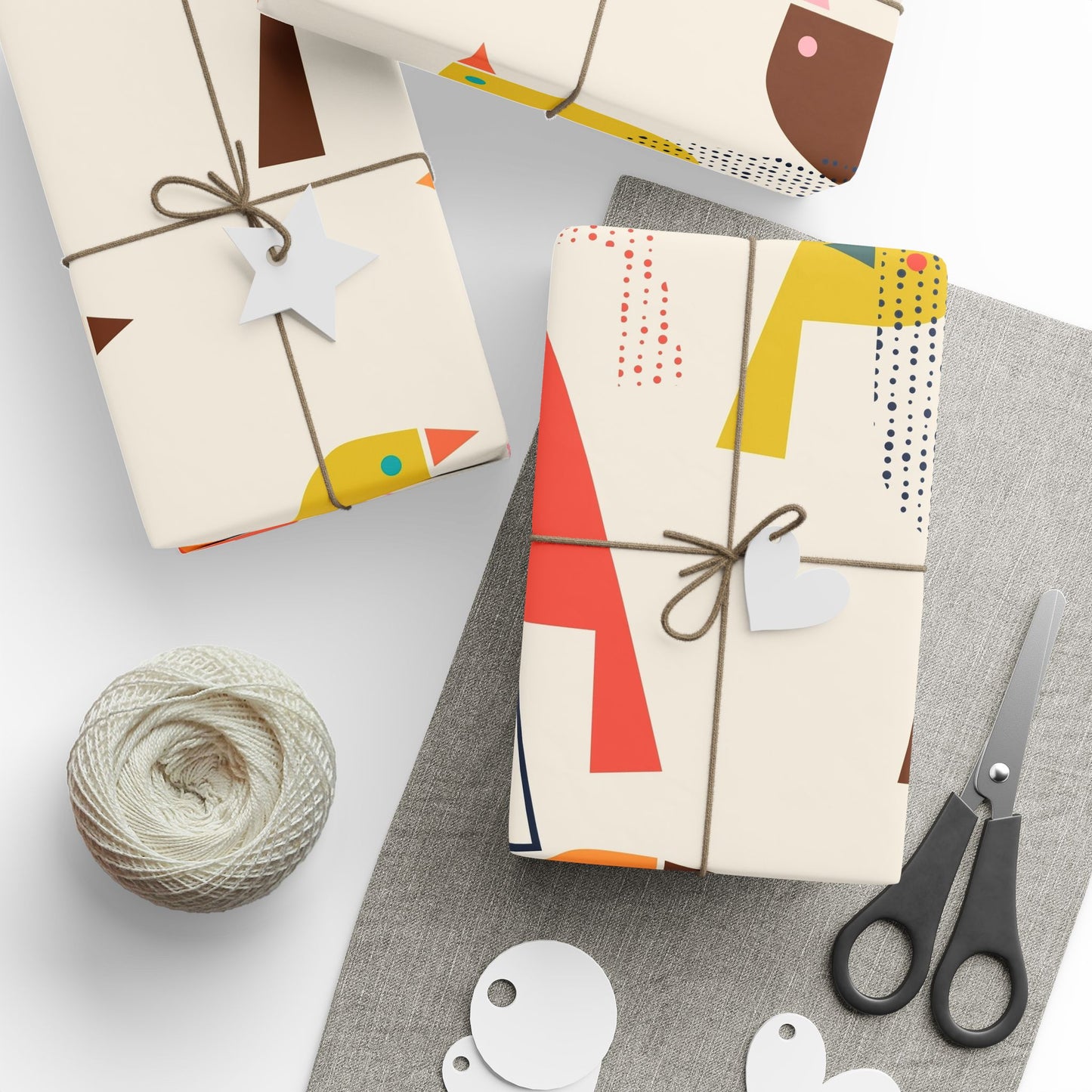 Retro Colorful Bird Wrapping Paper - Eco-Friendly, Unique Gift Wrap for Birthdays, Holidays, Special Occasions, Creative Presents, Festive