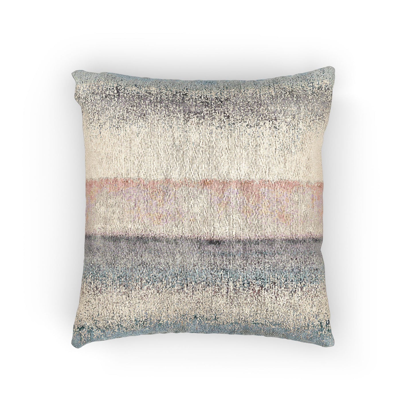 Cozy Woven Pillow, Bohemian Stripes, Home Decor, Decorative Cushion, Textured Throw Pillow, Living Room Accessories, Gift for Her