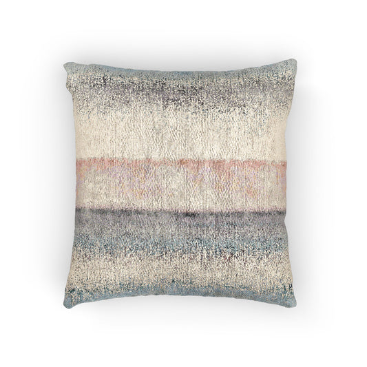 Cozy Woven Pillow, Bohemian Stripes, Home Decor, Decorative Cushion, Textured Throw Pillow, Living Room Accessories, Gift for Her
