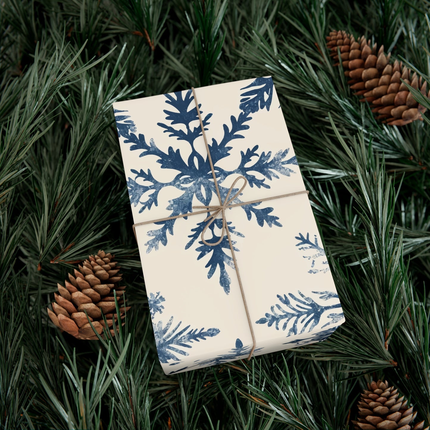 Elegant Snowflake Gift Wrap Papers - Perfect for Holidays and Celebrations - aMOOsing Designs
