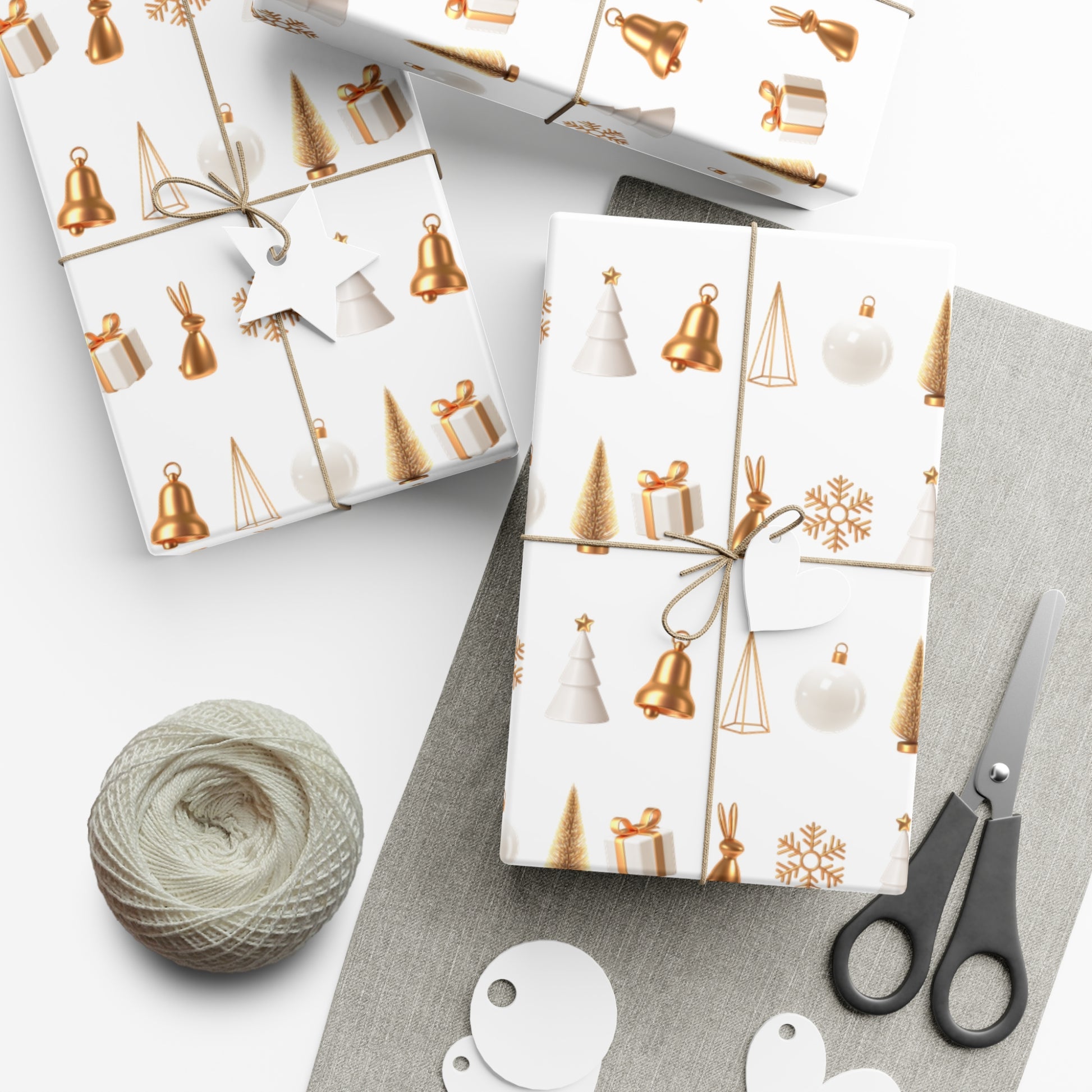 Festive Gift Wrap Paper – Elegant Holiday Design for All Occasions - aMOOsing Designs
