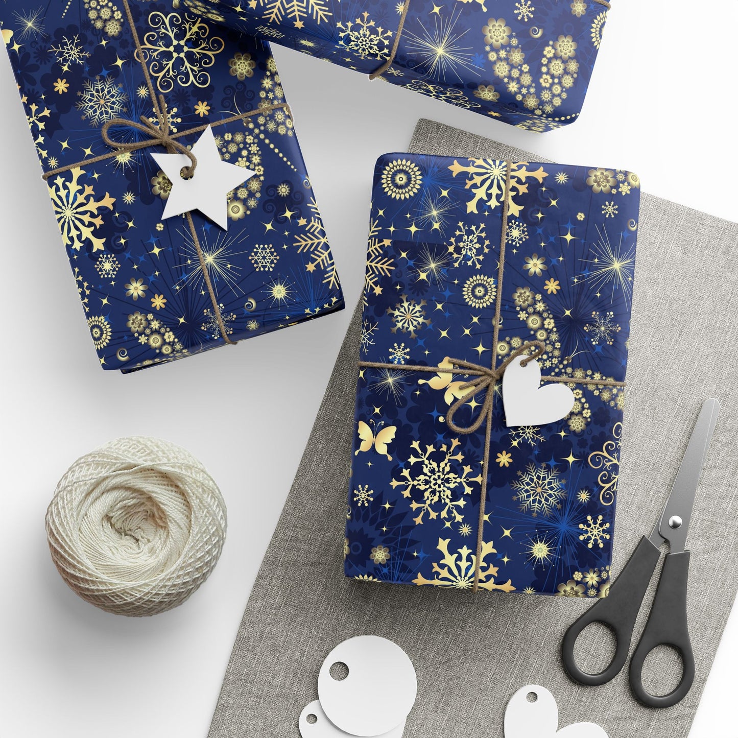 Elegant Holiday Wrapping Paper - Festive Gift Wrap, Christmas, Winter Celebrations, Eco-Friendly, Decorative Packaging