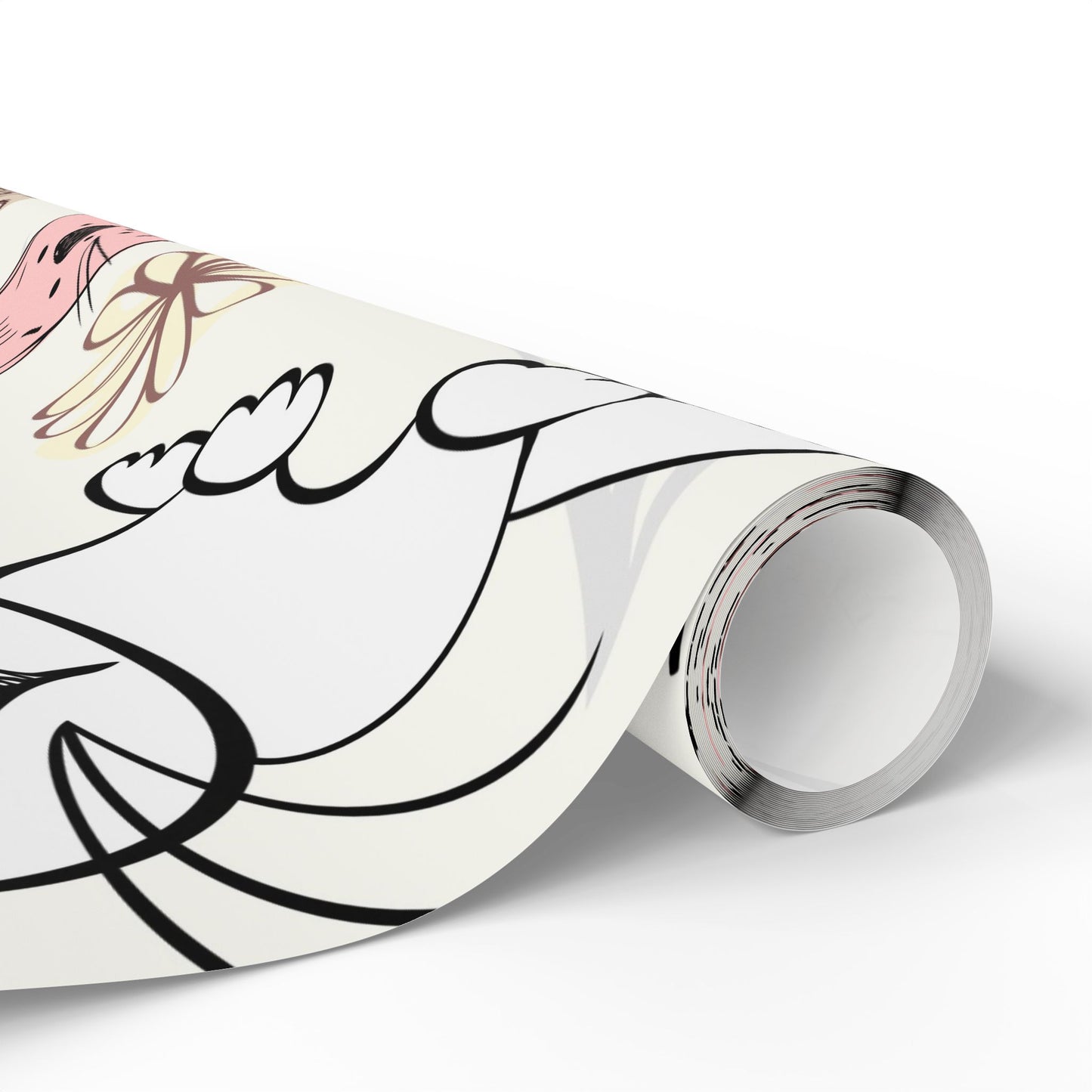 Whimsical Animal Wrapping Paper, Cute Gift Wrap for Birthdays, Holidays, Baby Showers, Floral Design, Eco-Friendly Packaging