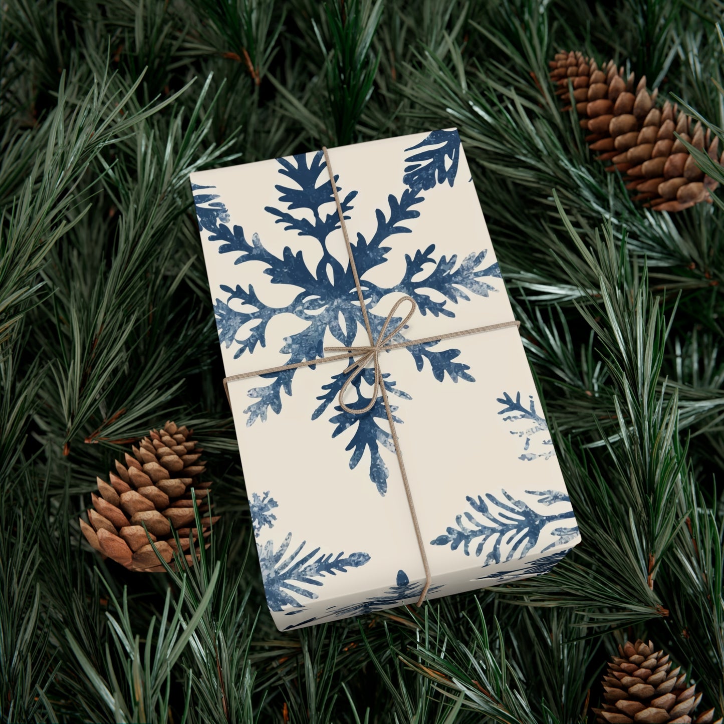 Elegant Snowflake Gift Wrap Papers - Perfect for Holidays and Celebrations - aMOOsing Designs