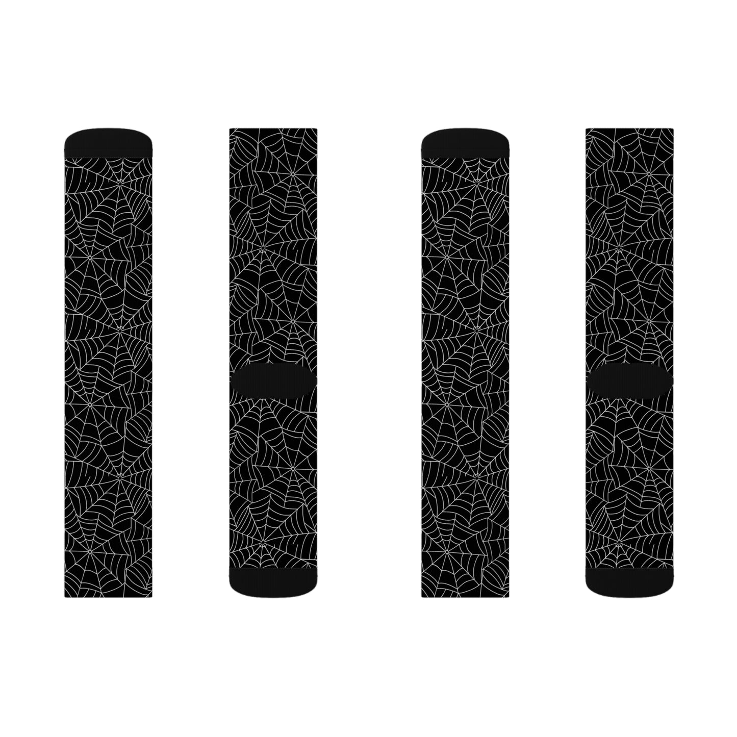 Spiderweb Socks for Halloween, Cozy Footwear for Fall, Gothic Fashion,