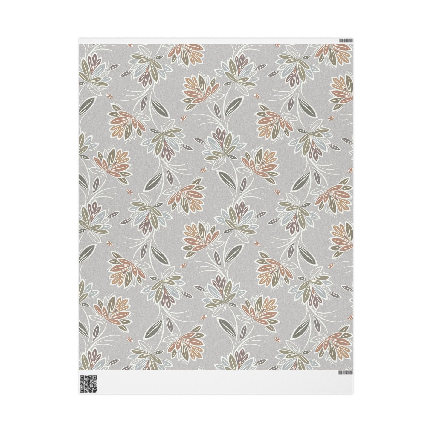 Floral Wrapping Paper - Elegant Gift Wrap for Special Occasions, Eco-Friendly, Birthday, Wedding, Holiday Gifts - aMOOsing Designs