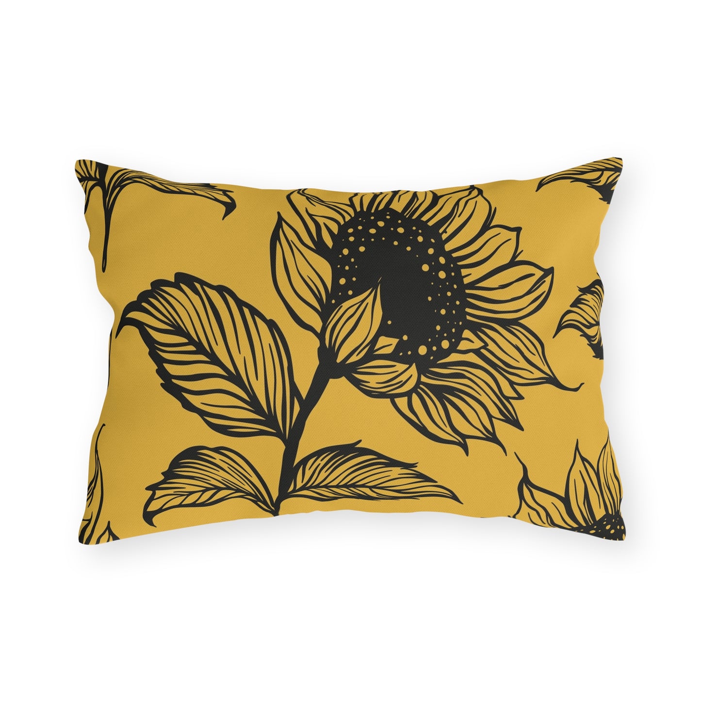 Sunflower Outdoor Pillows - Boho Garden Decor, Patio Cushion, Summer Vibes, Home Accessories, Seasonal Style, Outdoor Cushions, Decorative
