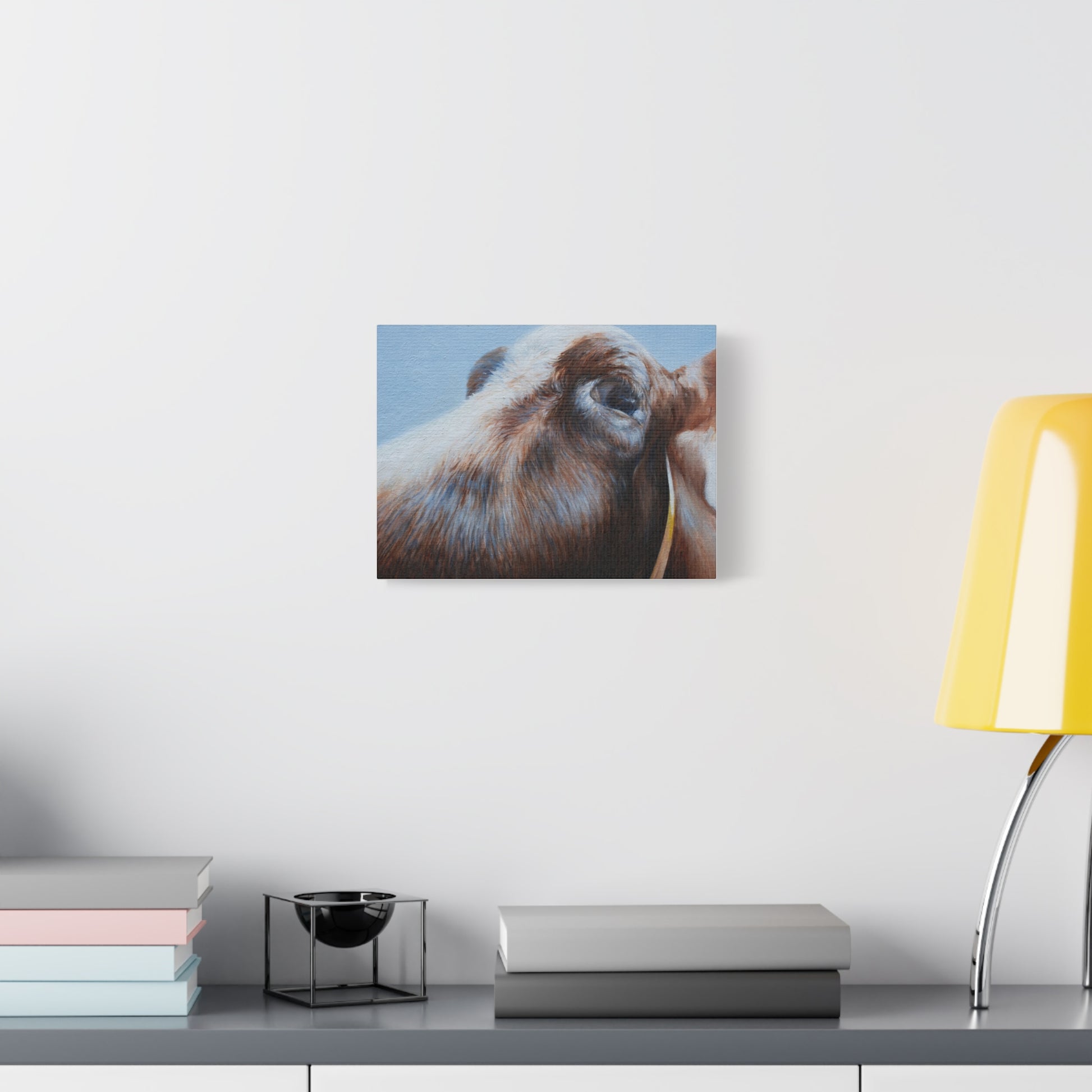 Farmhouse Chic Cow Art Canvas - Perfect for Country Decor - aMOOsing Designs