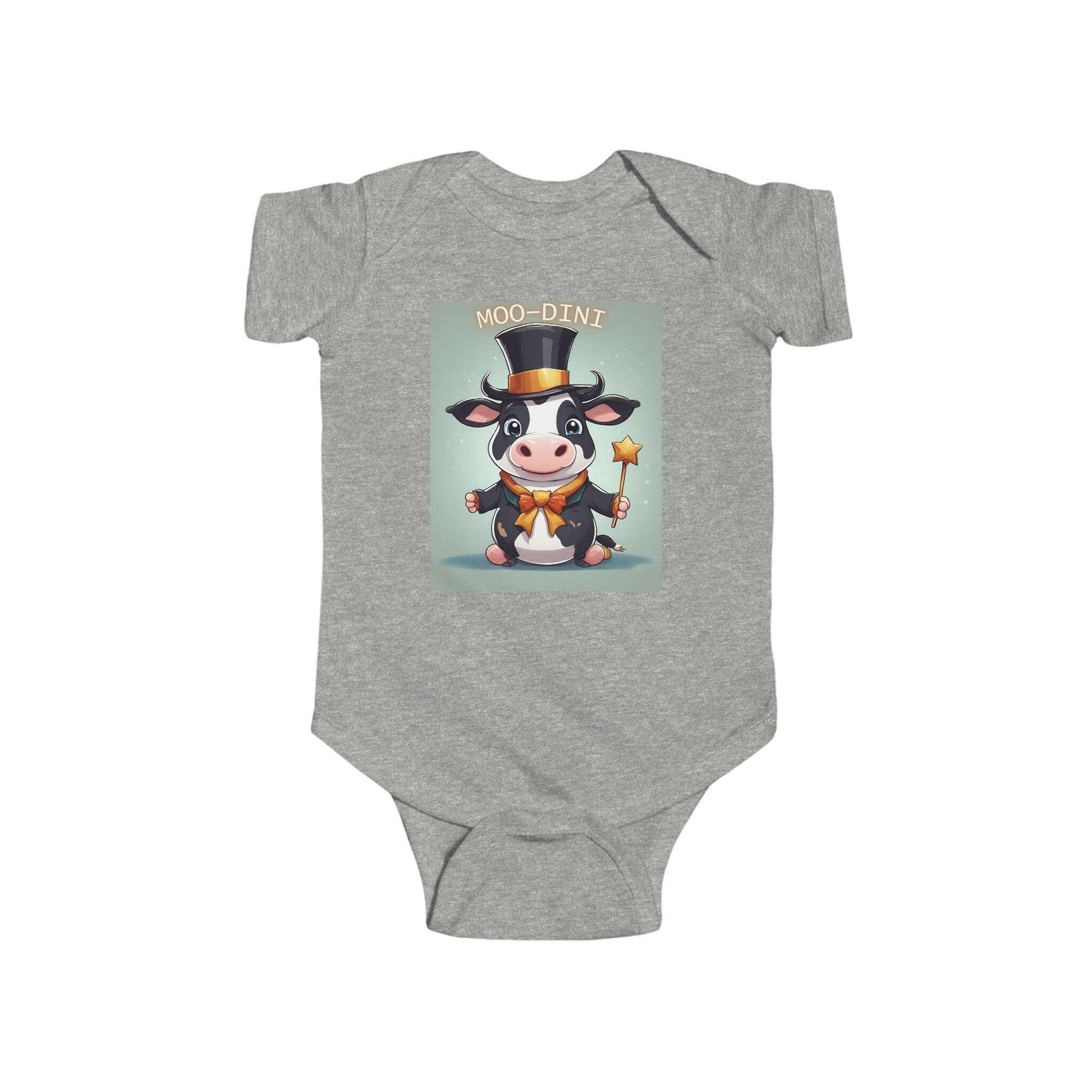 Moo-dini- Infant Fine Jersey Bodysuit.