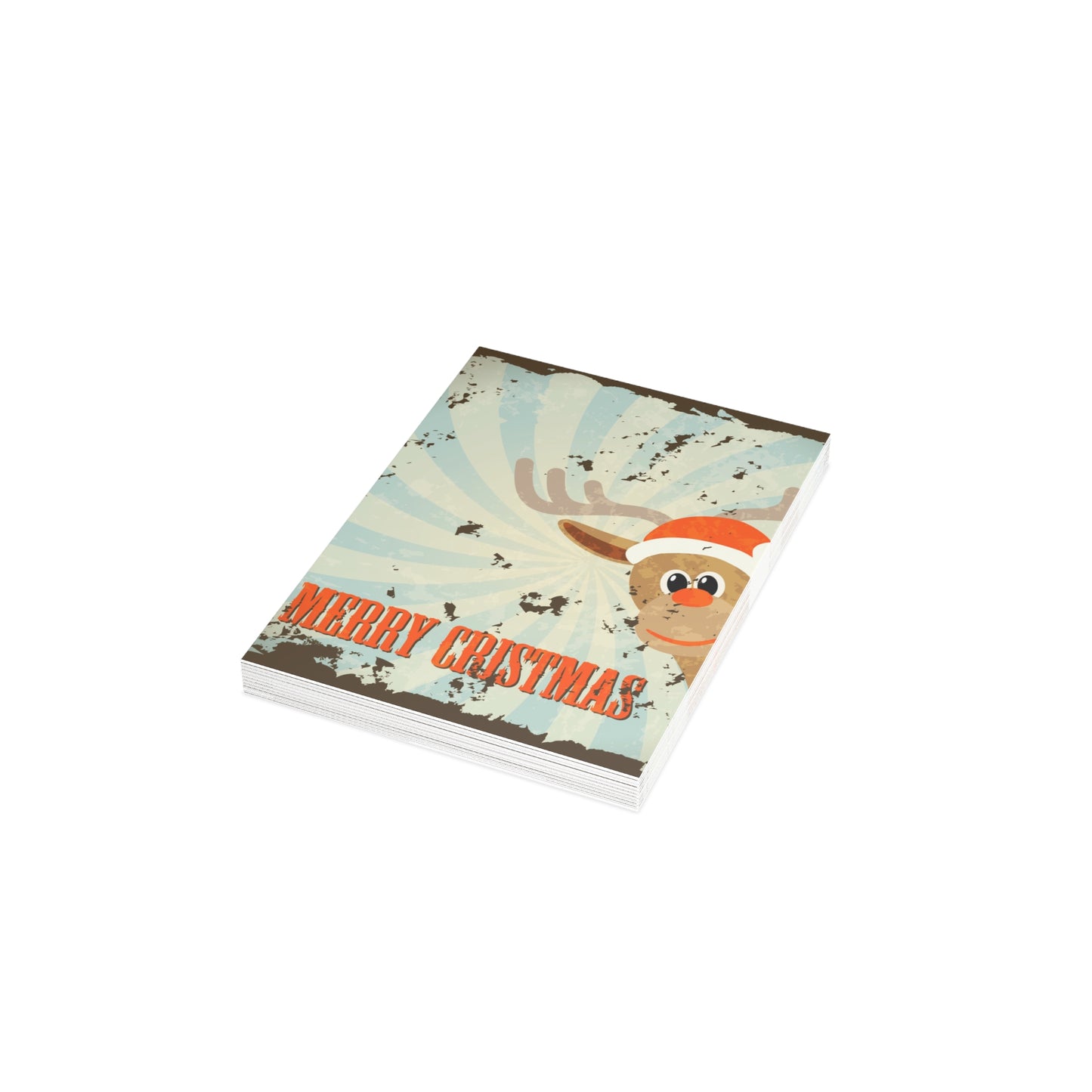 Christmas Postcard Set, Vintage Holiday Cards, Festive Greeting Cards, Fun Gift, Seasonal Mail, Envelopes Included