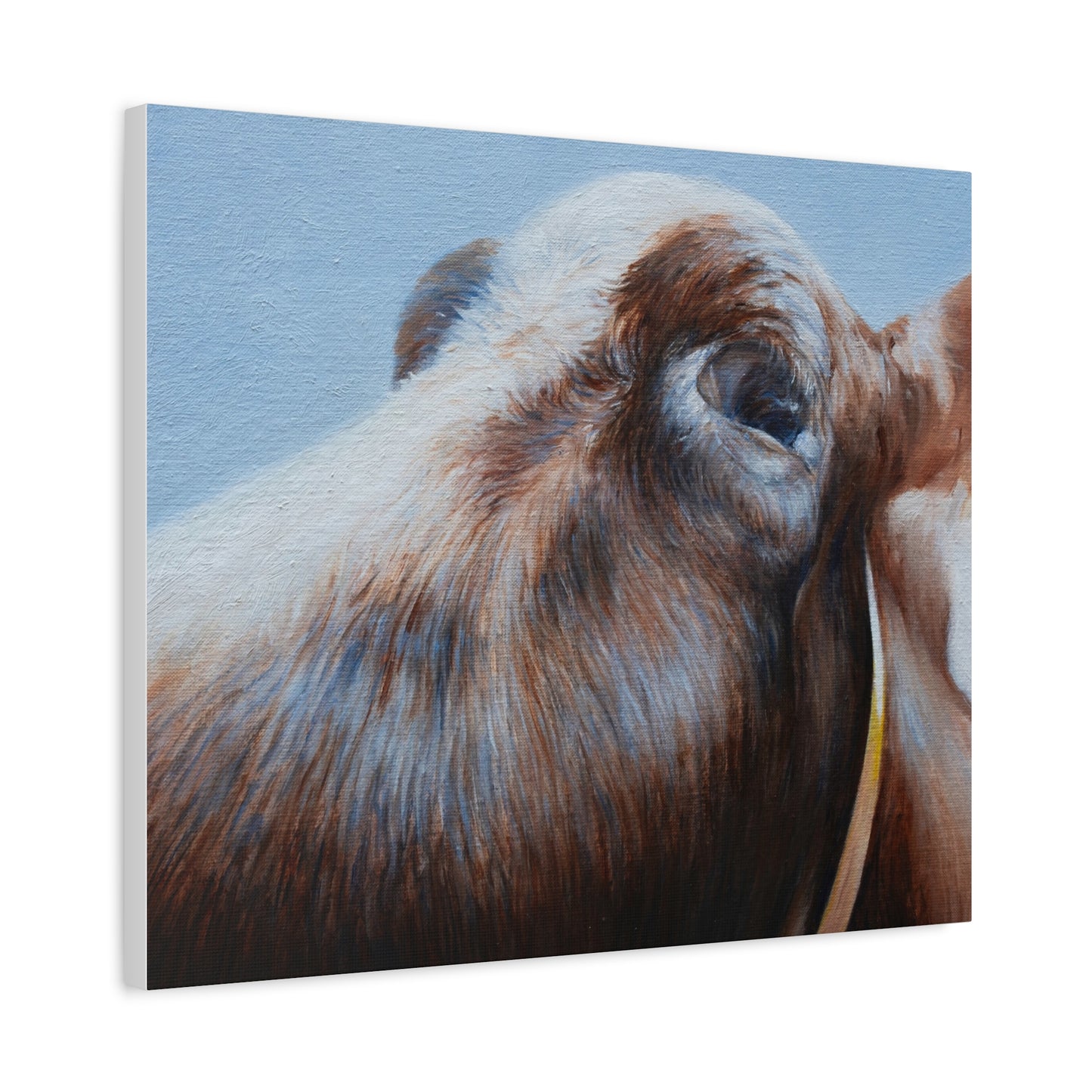 Farmhouse Chic Cow Art Canvas - Perfect for Country Decor - aMOOsing Designs