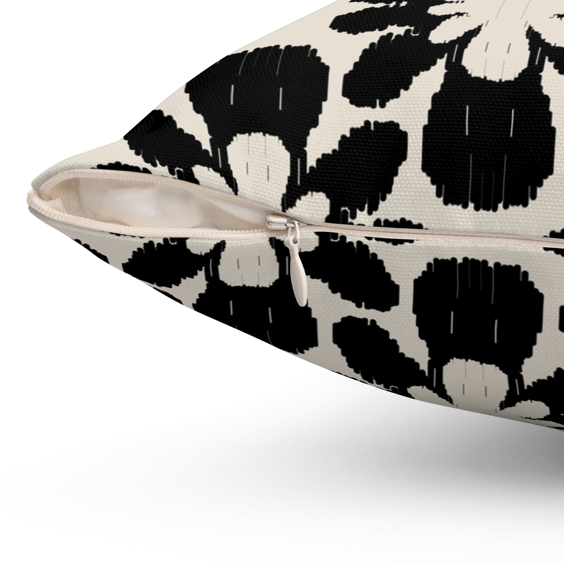 Boho Floral Throw Pillow - Chic Cushion, Home Decor Accent, Modern Pillow, Gift for Her, Stylish Sofa Decoration, Cozy Living - aMOOsing Designs