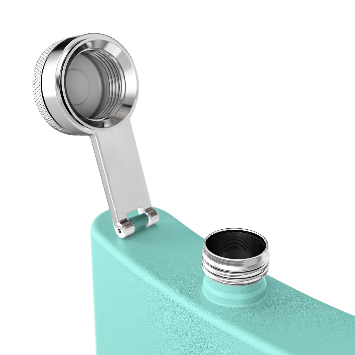 Whiskey Flask Gift for Wedding Party - 6oz Stainless Steel Flask with 'Whiskey Makes Me Frisky' Design - aMOOsing Designs