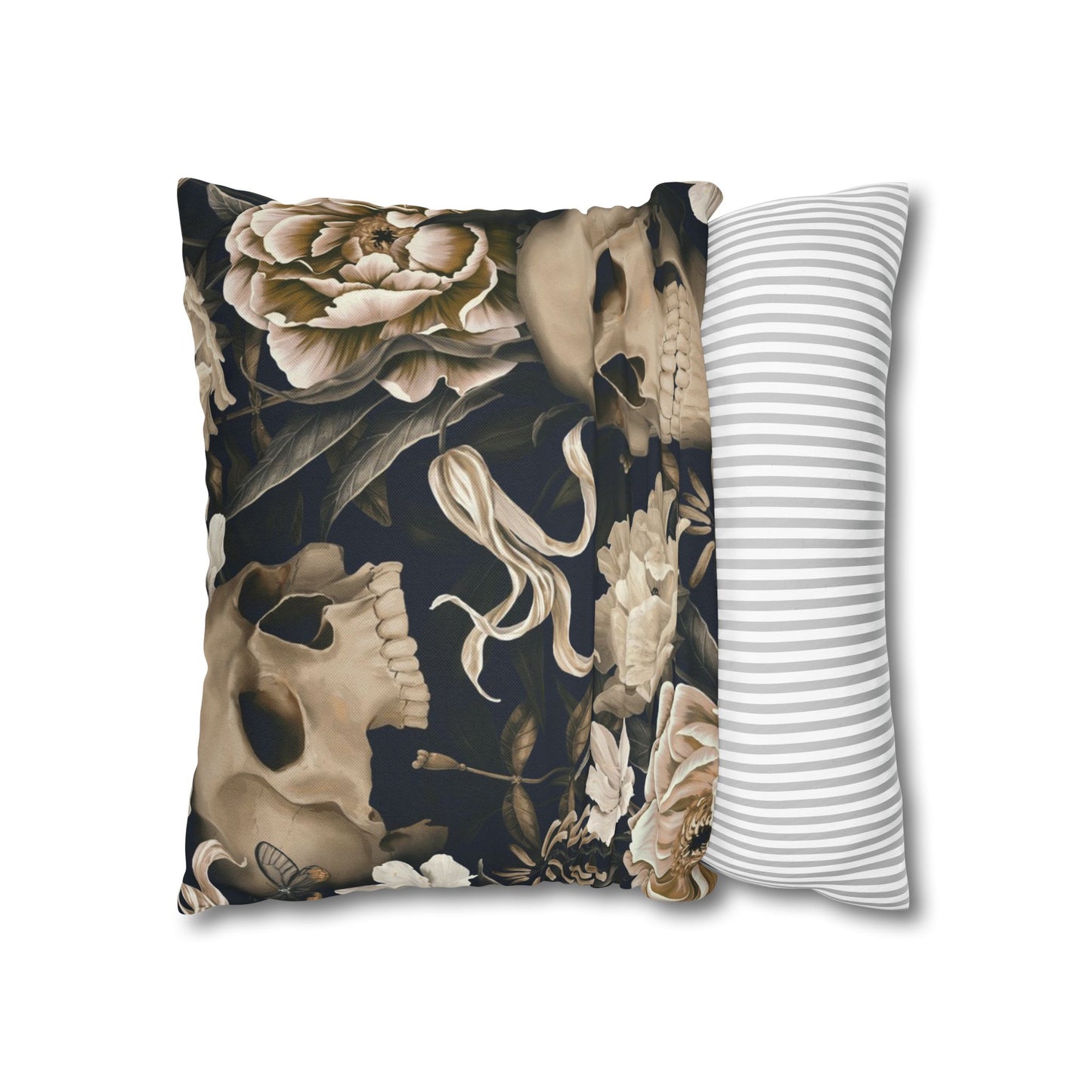 Gothic Floral Skull Pillowcase - Cozy Home Decor, Halloween Accessories, Dark Aesthetic Gifts, Gothic Style Pillow Cover, Unique [...]