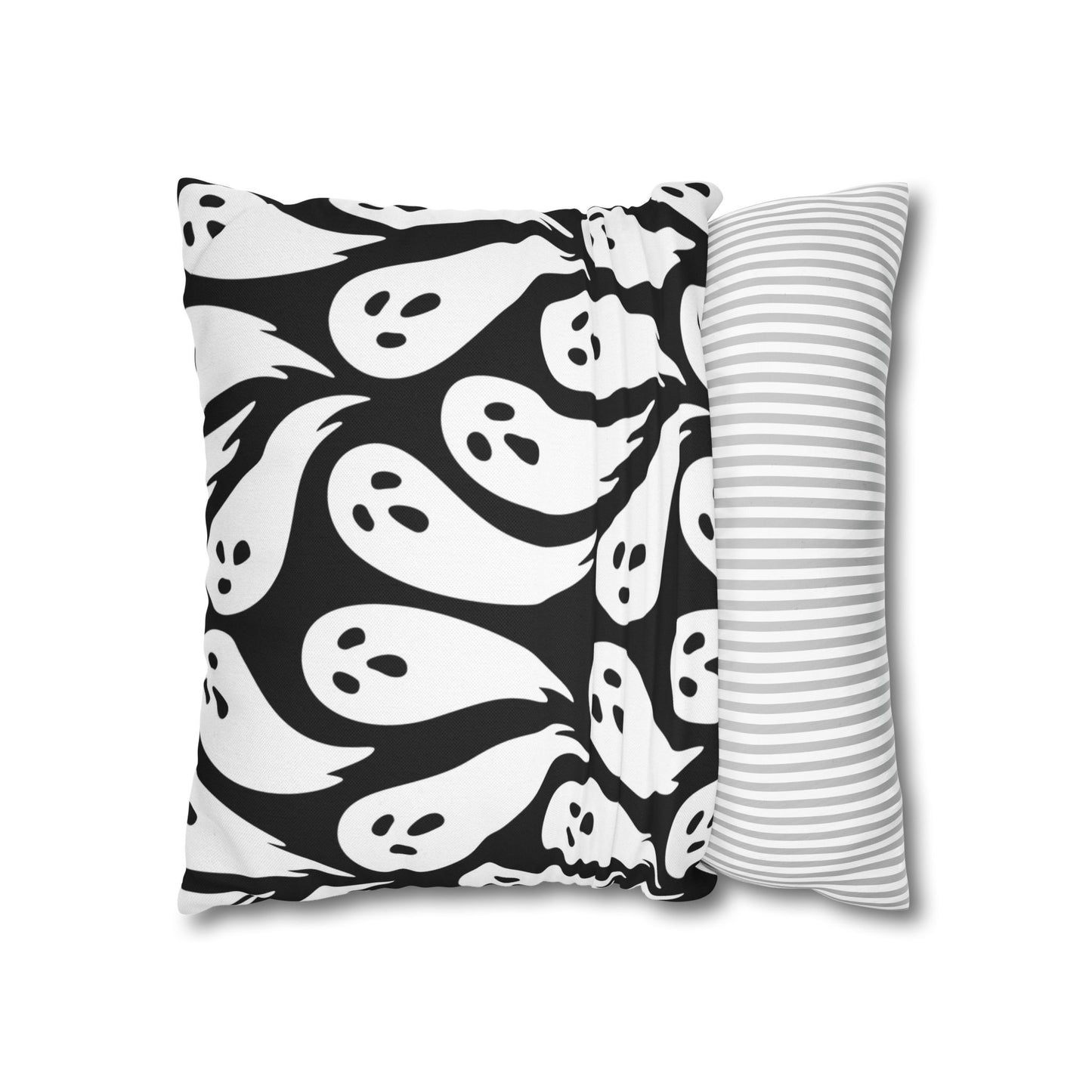 Spooky Ghost Pillowcase, Halloween Decor, Home Accent, Pillowcase for Fall, Scary Home Decor - aMOOsing Designs