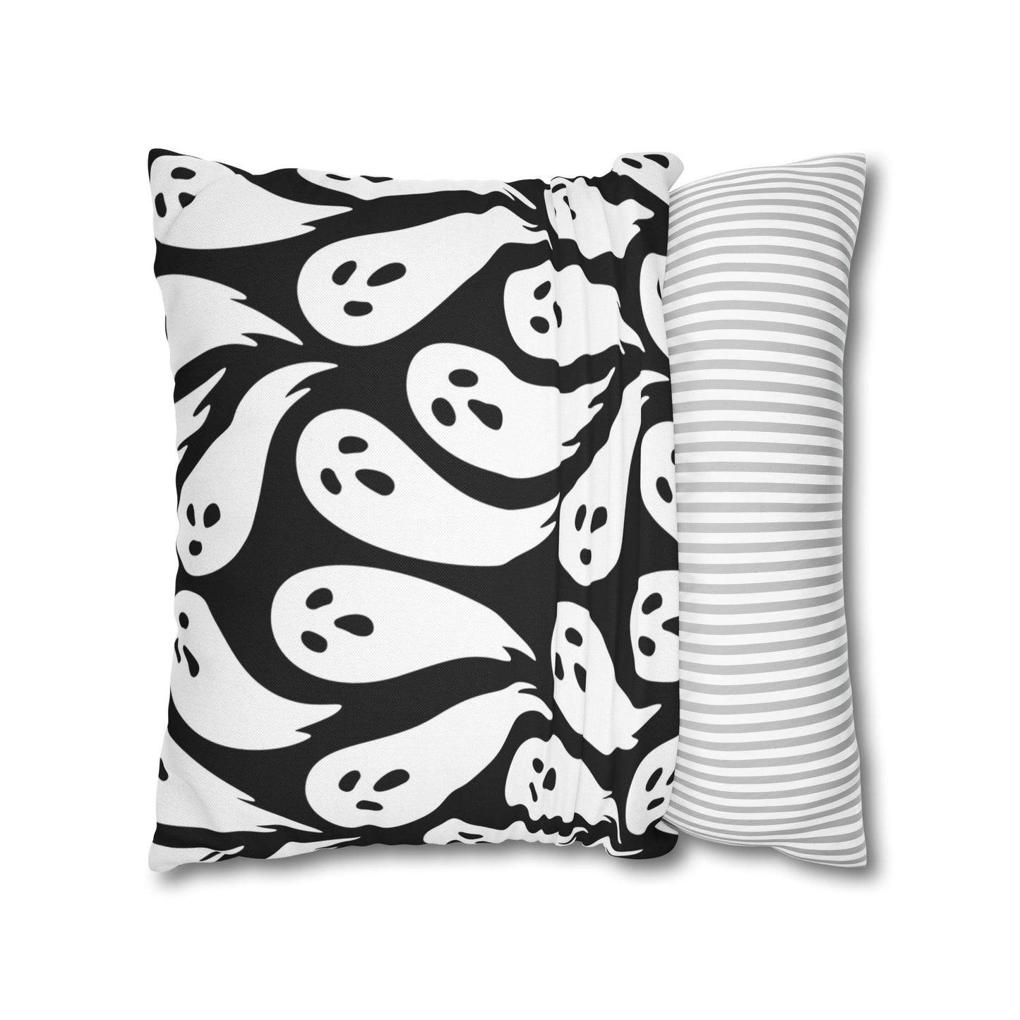 Spooky Ghost Pillowcase, Halloween Decor, Home Accent, Pillowcase for Fall, Scary Home Decor - aMOOsing Designs