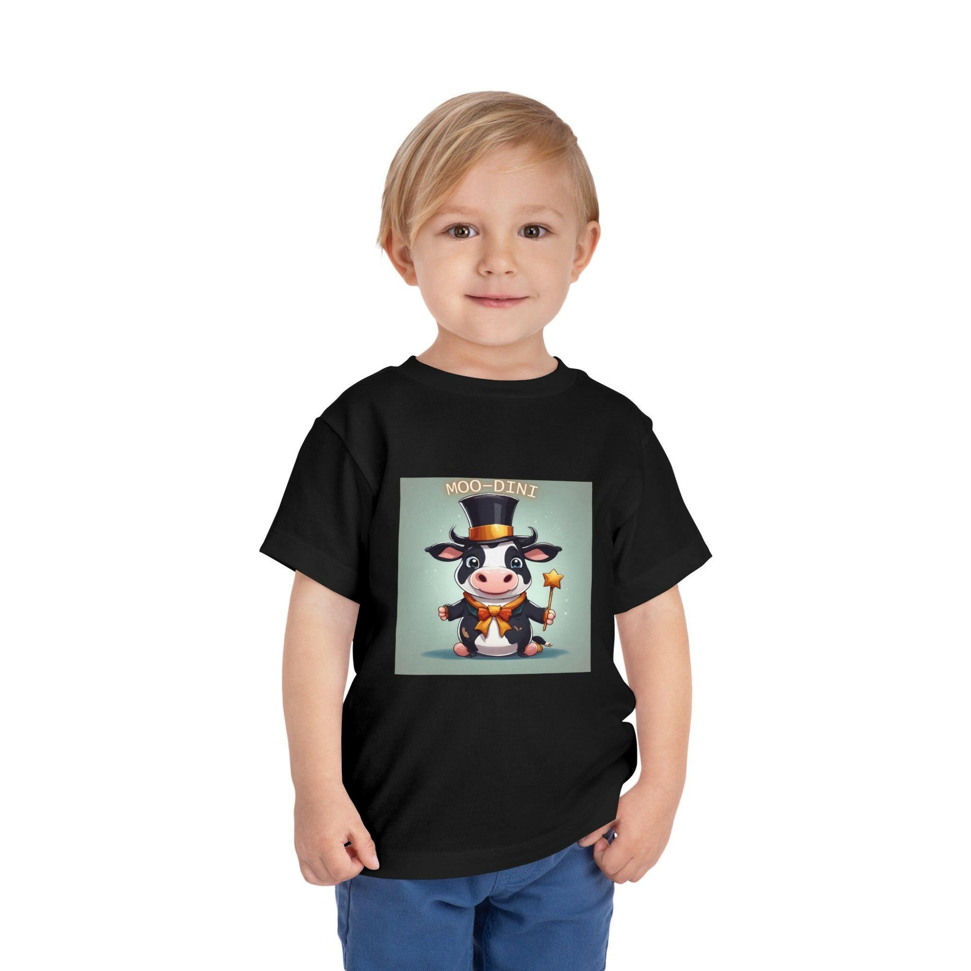 MOO-dini- Toddler Short Sleeve Tee.