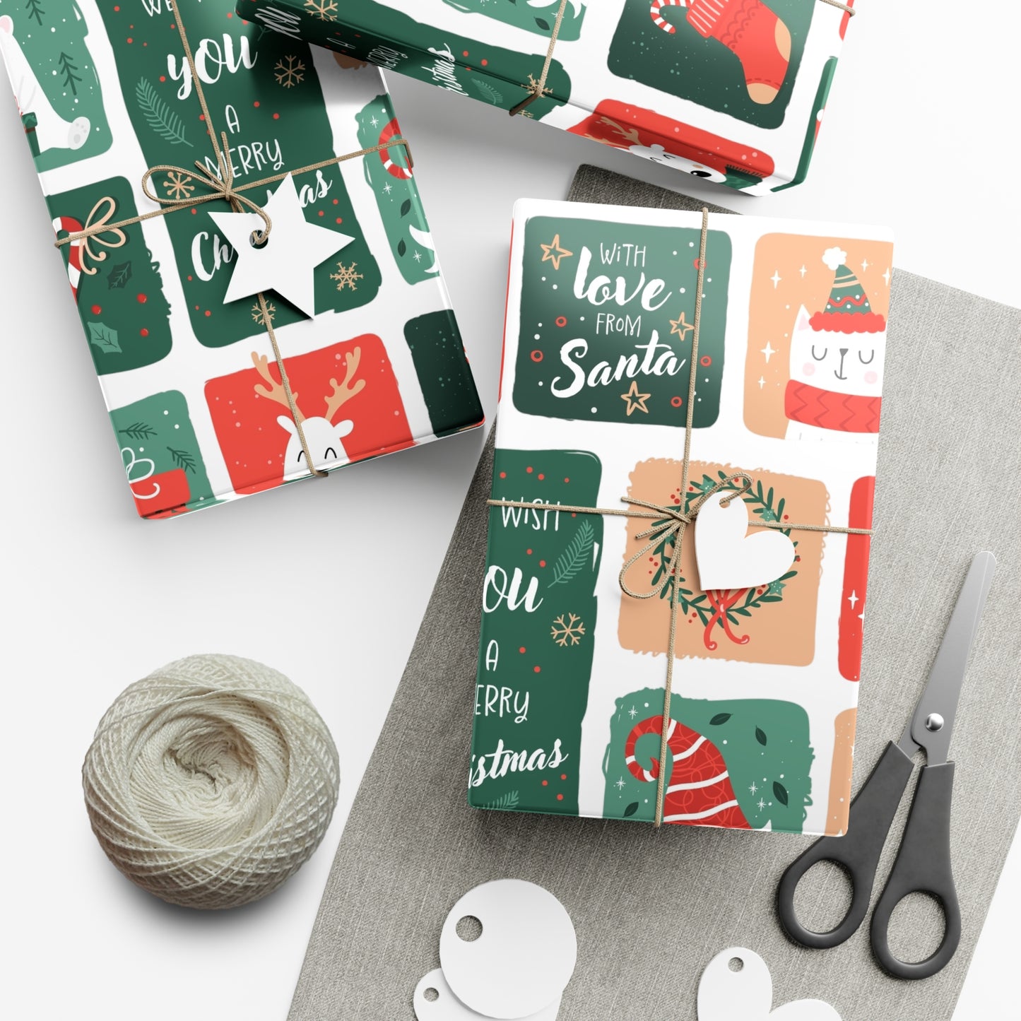 Festive Holiday Gift Wrap Papers – Jolly Designs for Christmas Celebrations - aMOOsing Designs