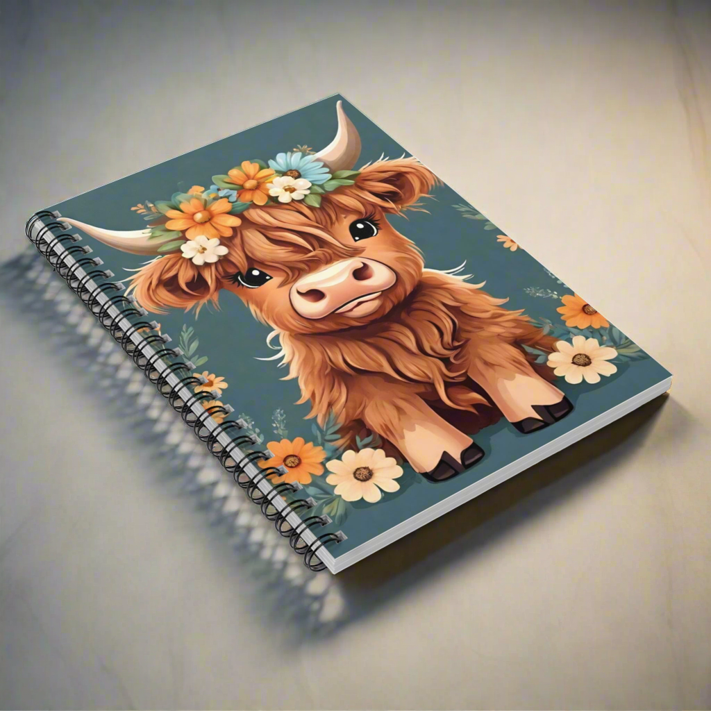Udderly adorable- Spiral Notebook - Ruled Line.