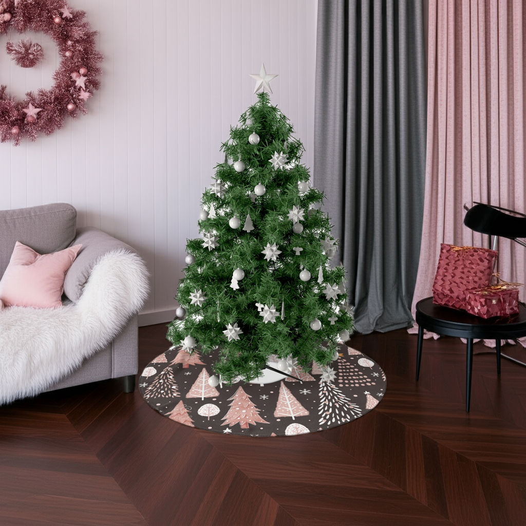 Chic Christmas Tree Skirt, Festive Holiday Decor, Stylish Tree Cover, Cozy Winter Home Accent, Unique Gift for Christmas